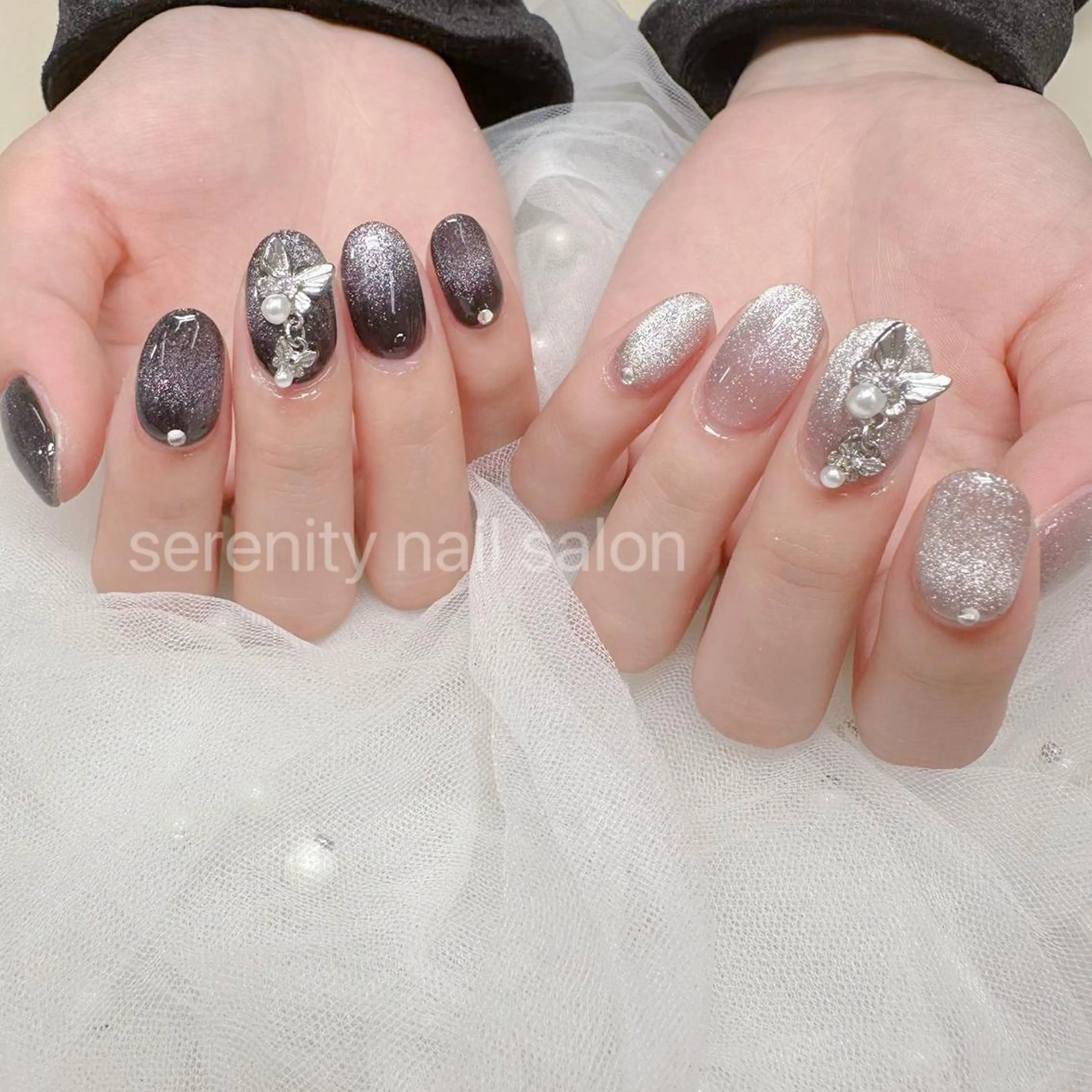 ネイル ハンドネイル ハンドケア ✨Serenity ワンホンネイルのネイルデザイン