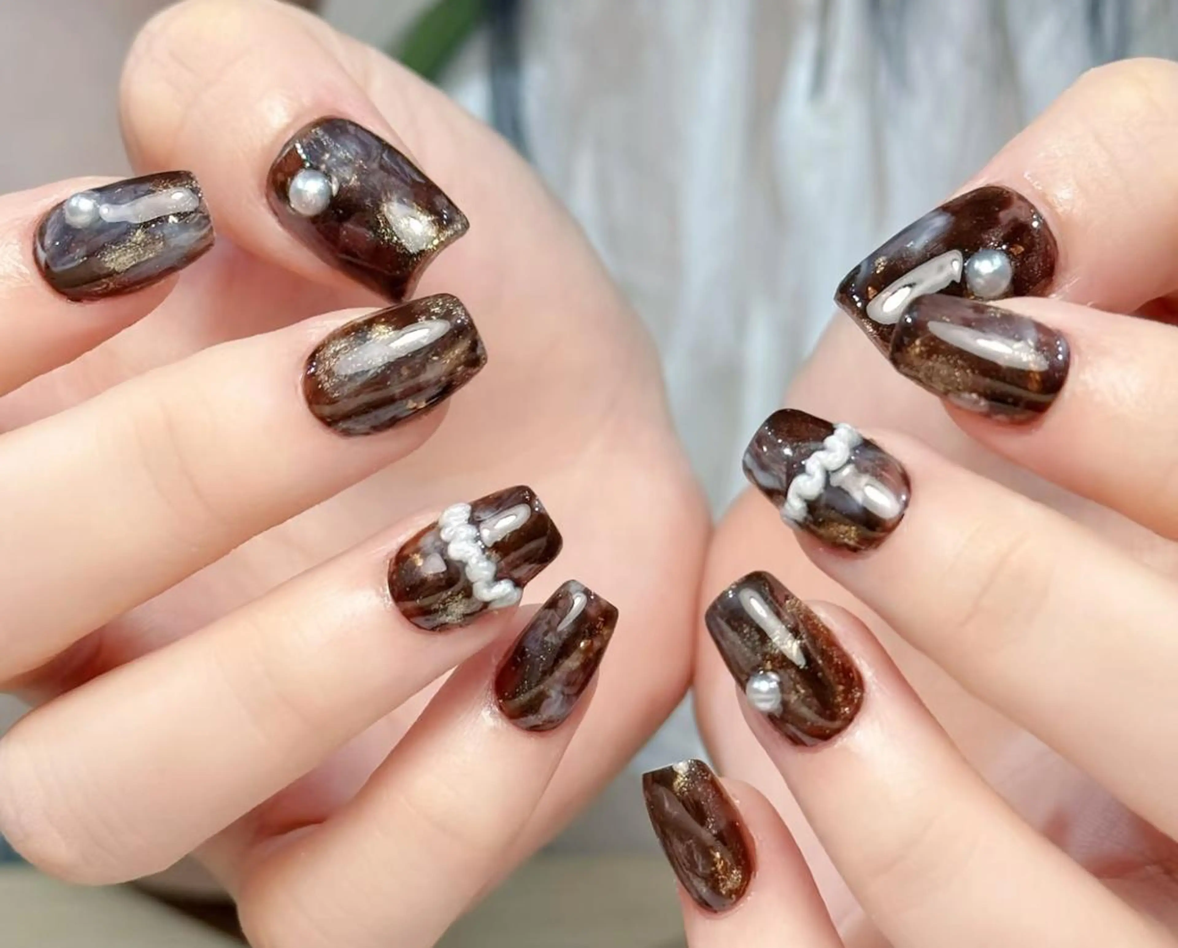 マツエク・マツパ ハンドネイル 🎀 NaNa_nailのネイルデザイン