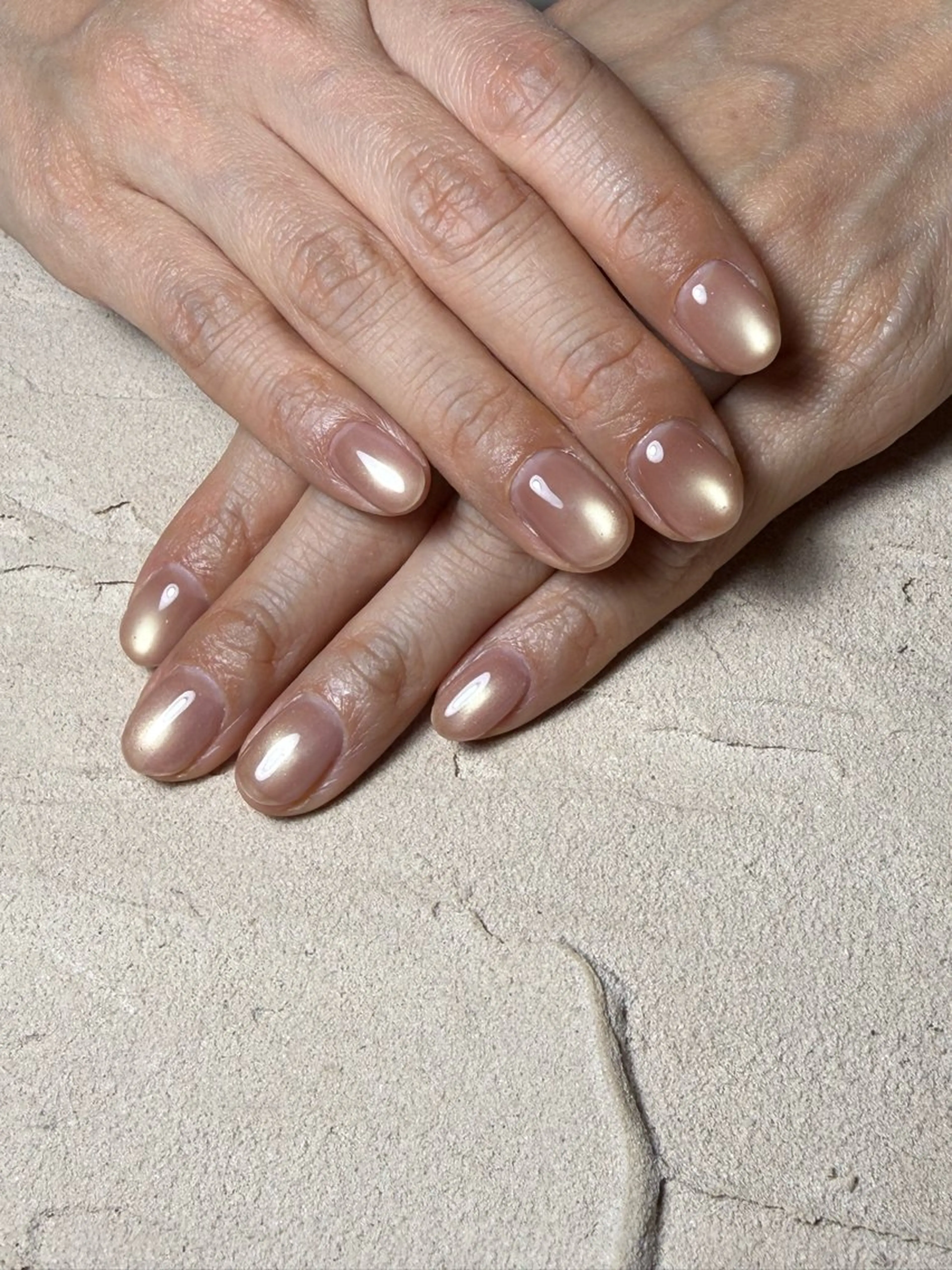 ネイル マグネットネイル ワンカラーネイル 829NailAtelier所属・829 Wakanaのネイルデザイン