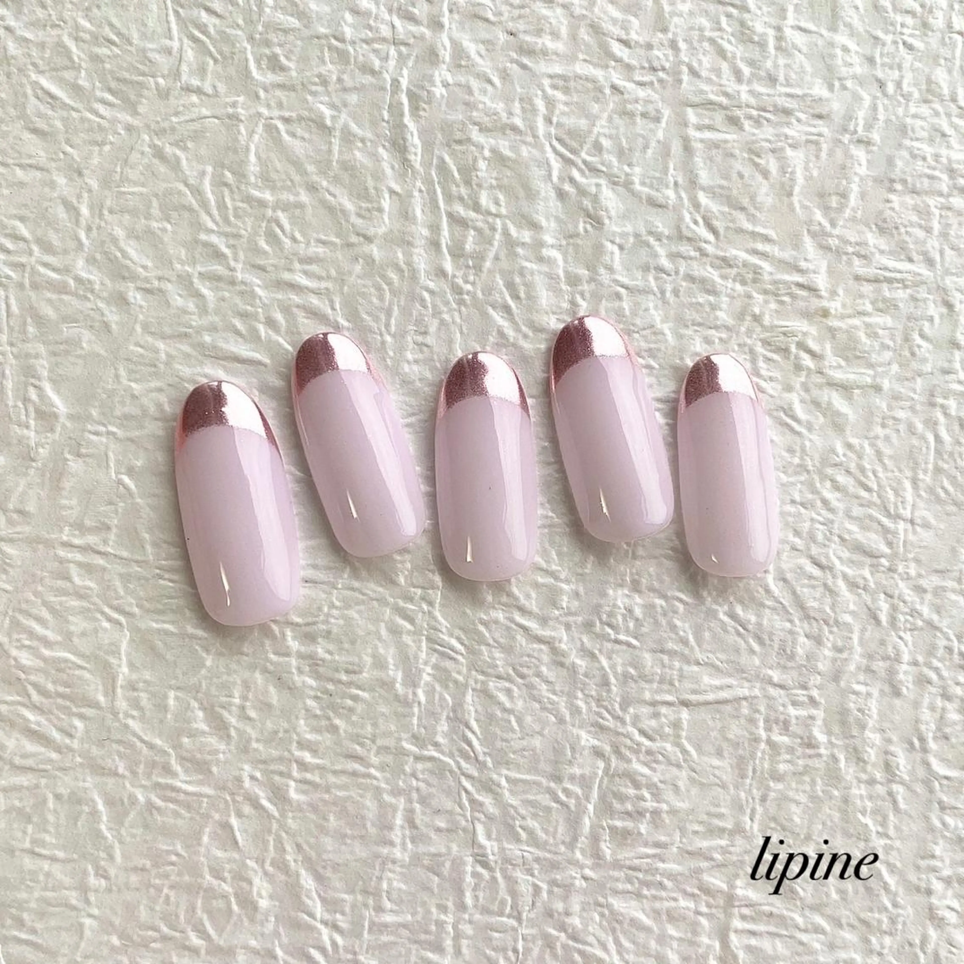 ネイル フレンチネイル ミラーネイル ネイルサロン lipineのネイルデザイン