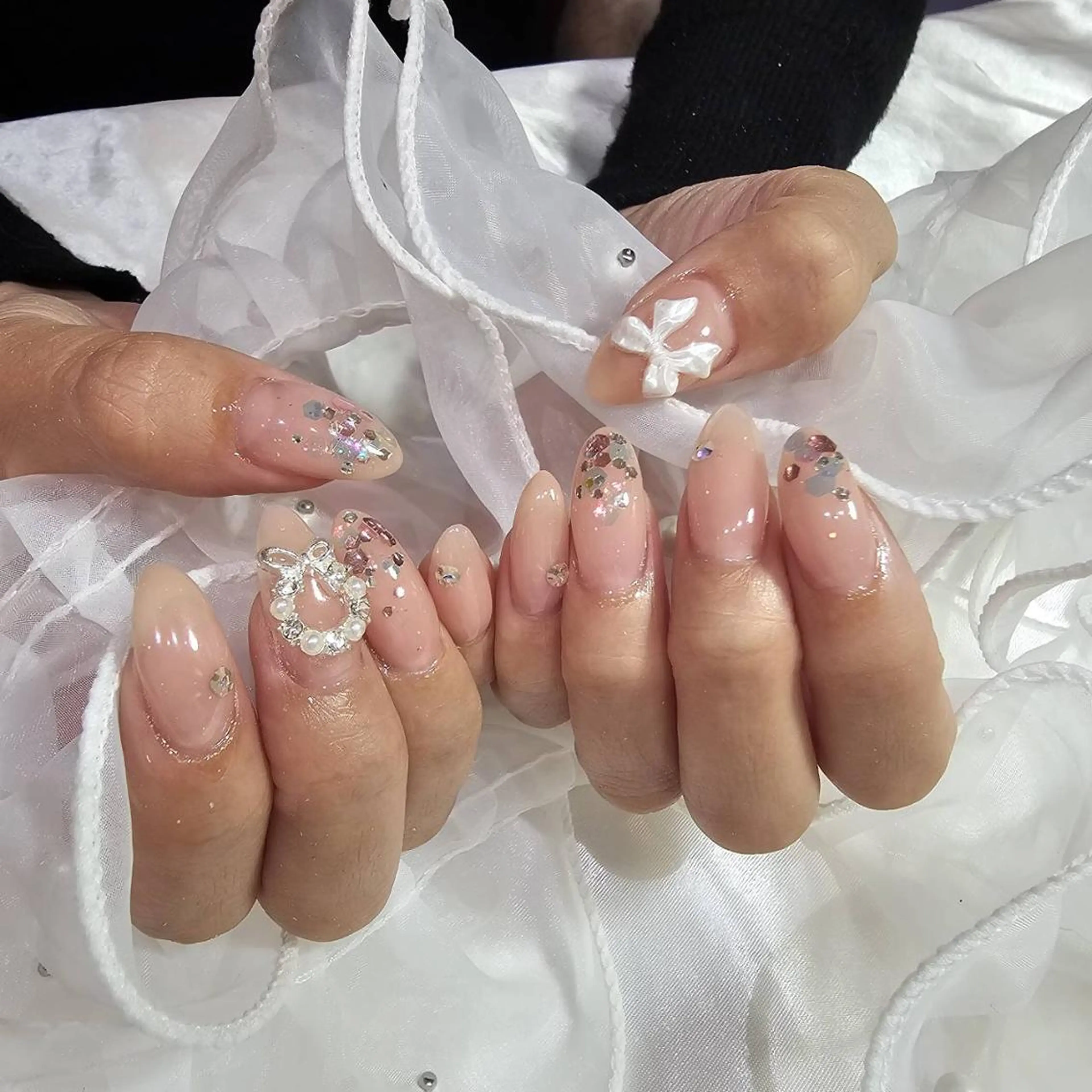 ロング Jr.心斎橋 MENAIL 🍒のネイルデザイン