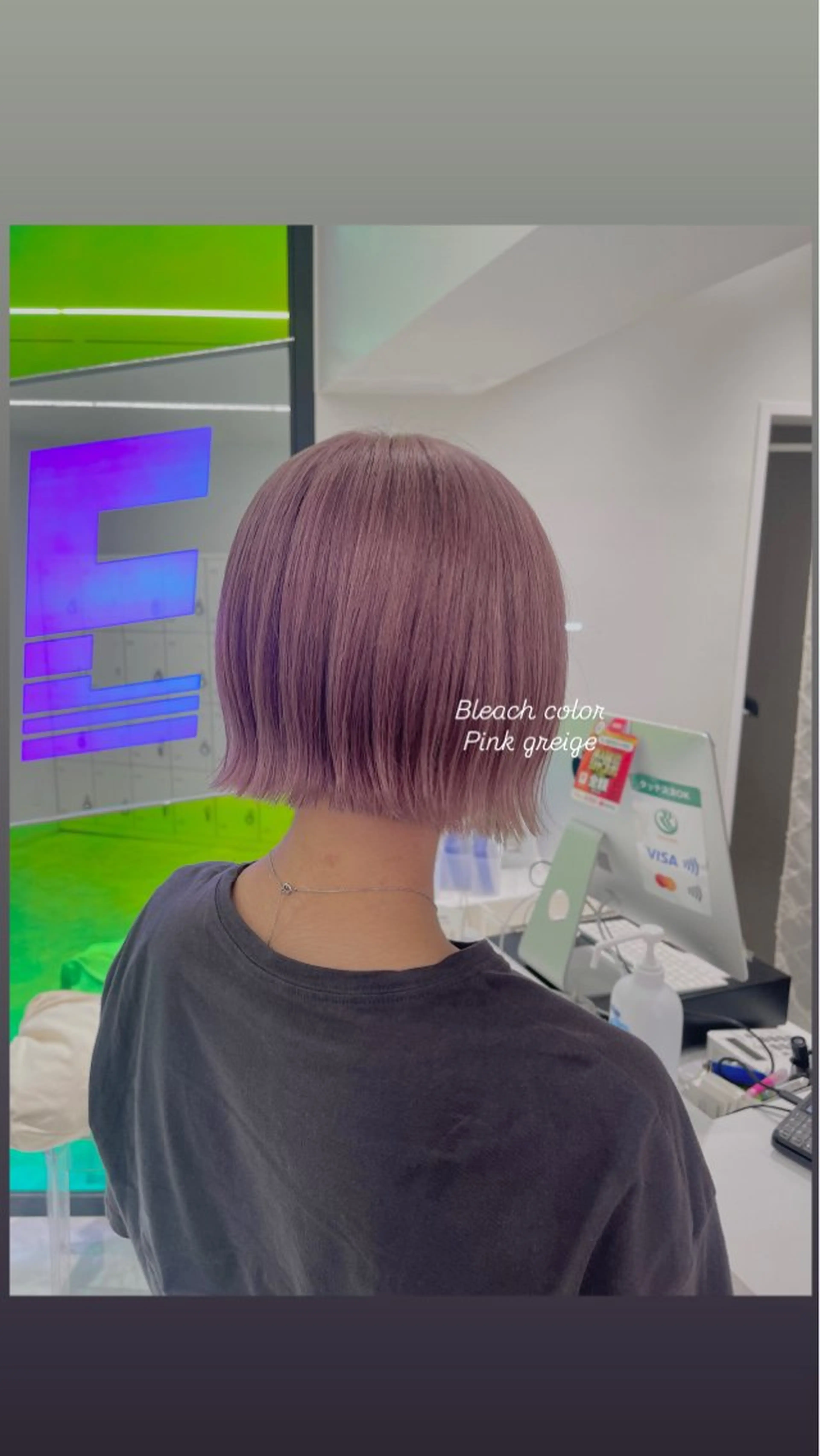 ショート カラー ヘアカラー 🤍💕ブリーチカラ ーAyaka💕🤍のヘアスタイル