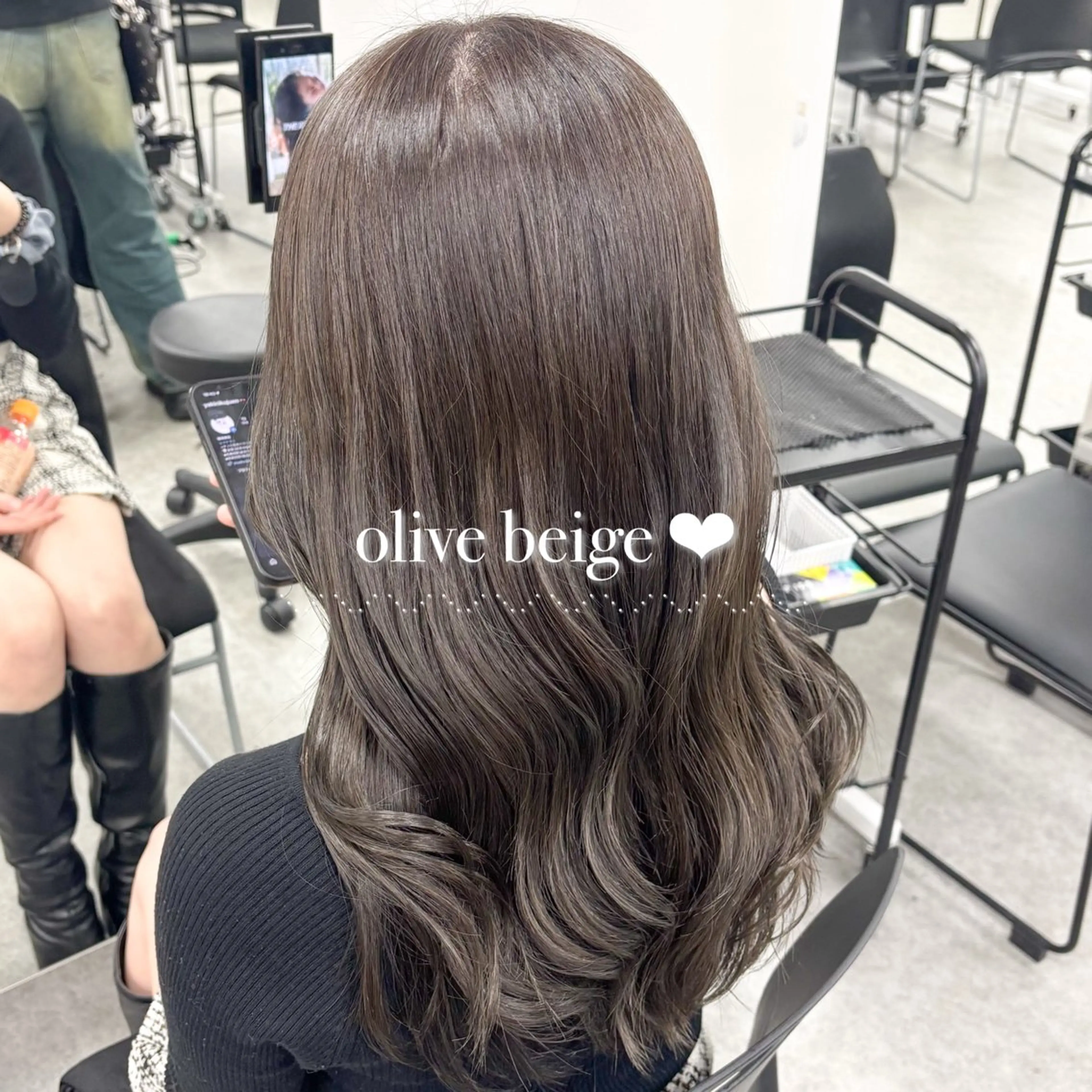 カラー ヘアカラー かわいい艶髪🤍 れいな🤍のヘアスタイル