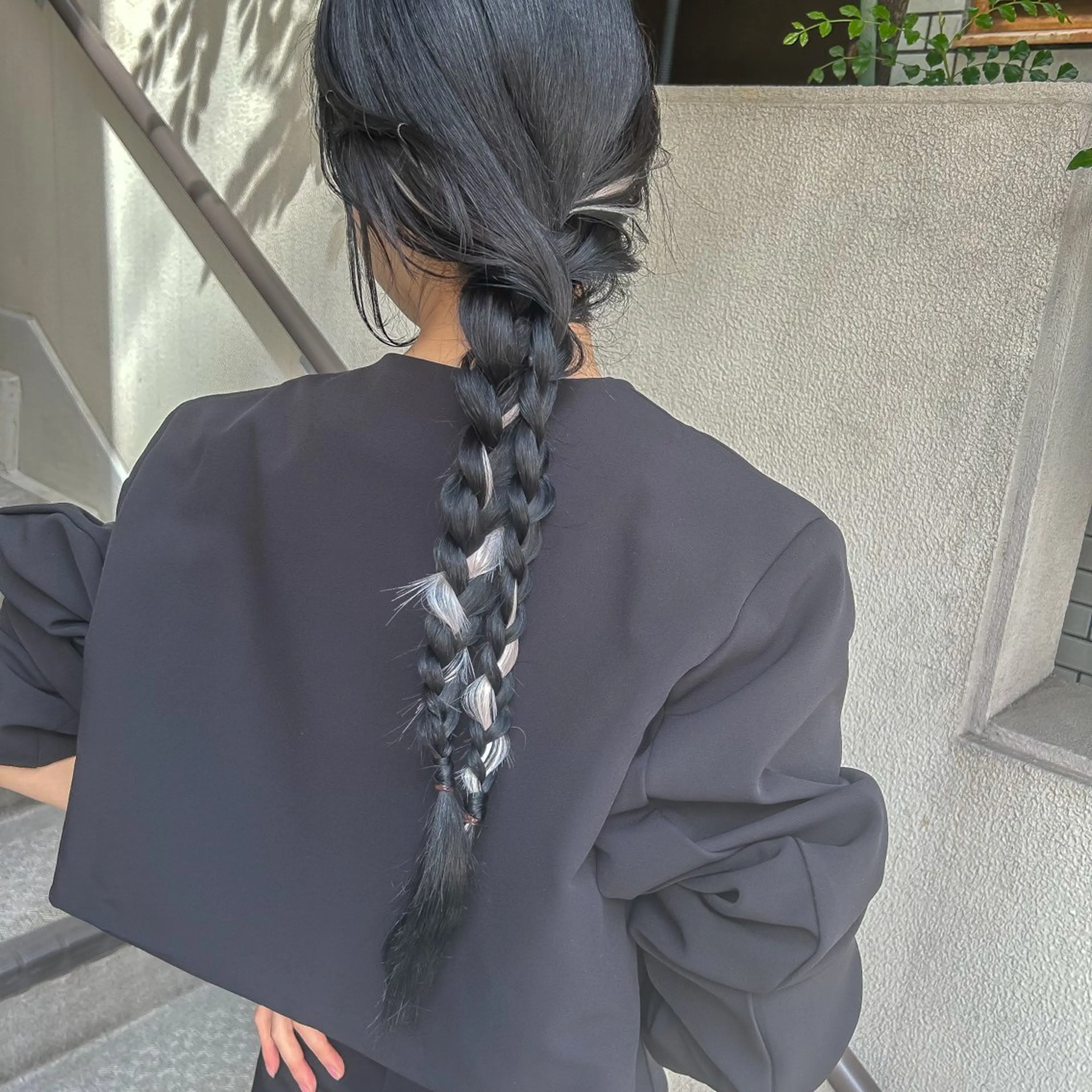 ロング ヘアアレンジ エクステ 学生 韓国風ヘア ヘアセット 飯塚 沙衣のヘアスタイル