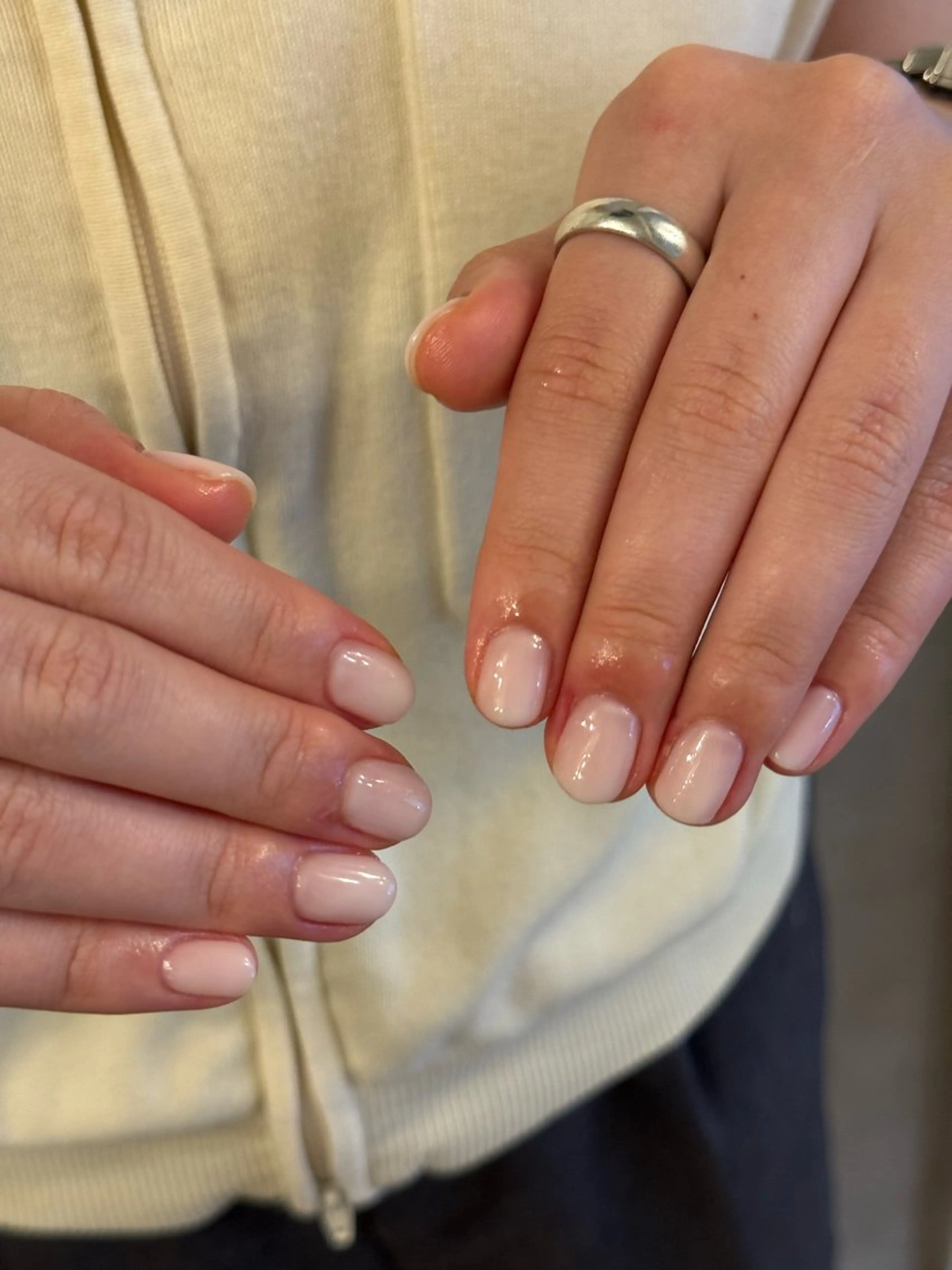 ネイル ワンカラーネイル ホワイト filonnail asukaのネイルデザイン