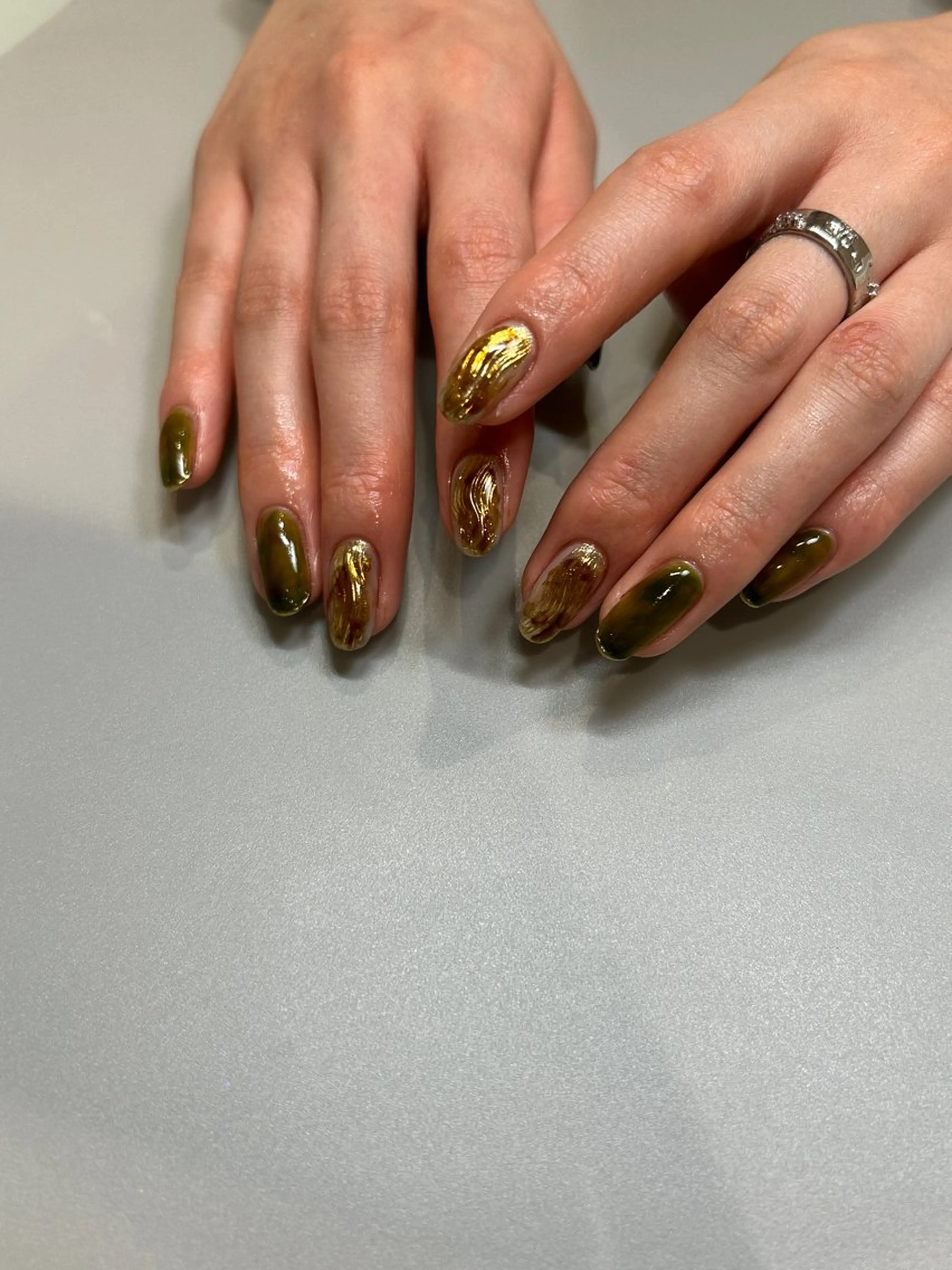 ネイル ハンドネイル NINEnami ニュアンスネイルのネイルデザイン