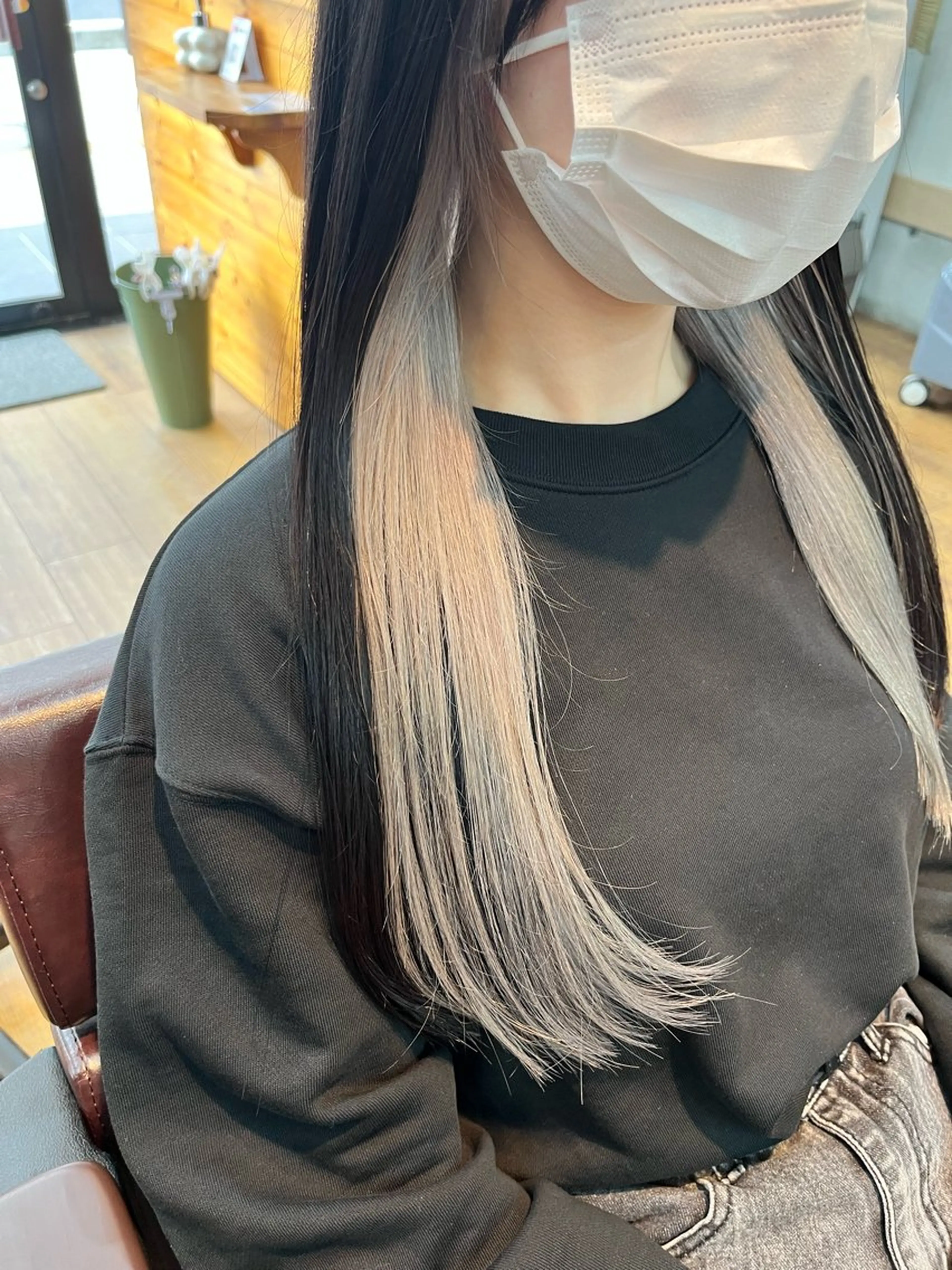 ロング カラー ダブルカラー インナーカラー 髪質改善 ヘアカラー トリートメント ヘッドスパ 🫧艶髪デザイナー 🫧白石航汰のヘアスタイル