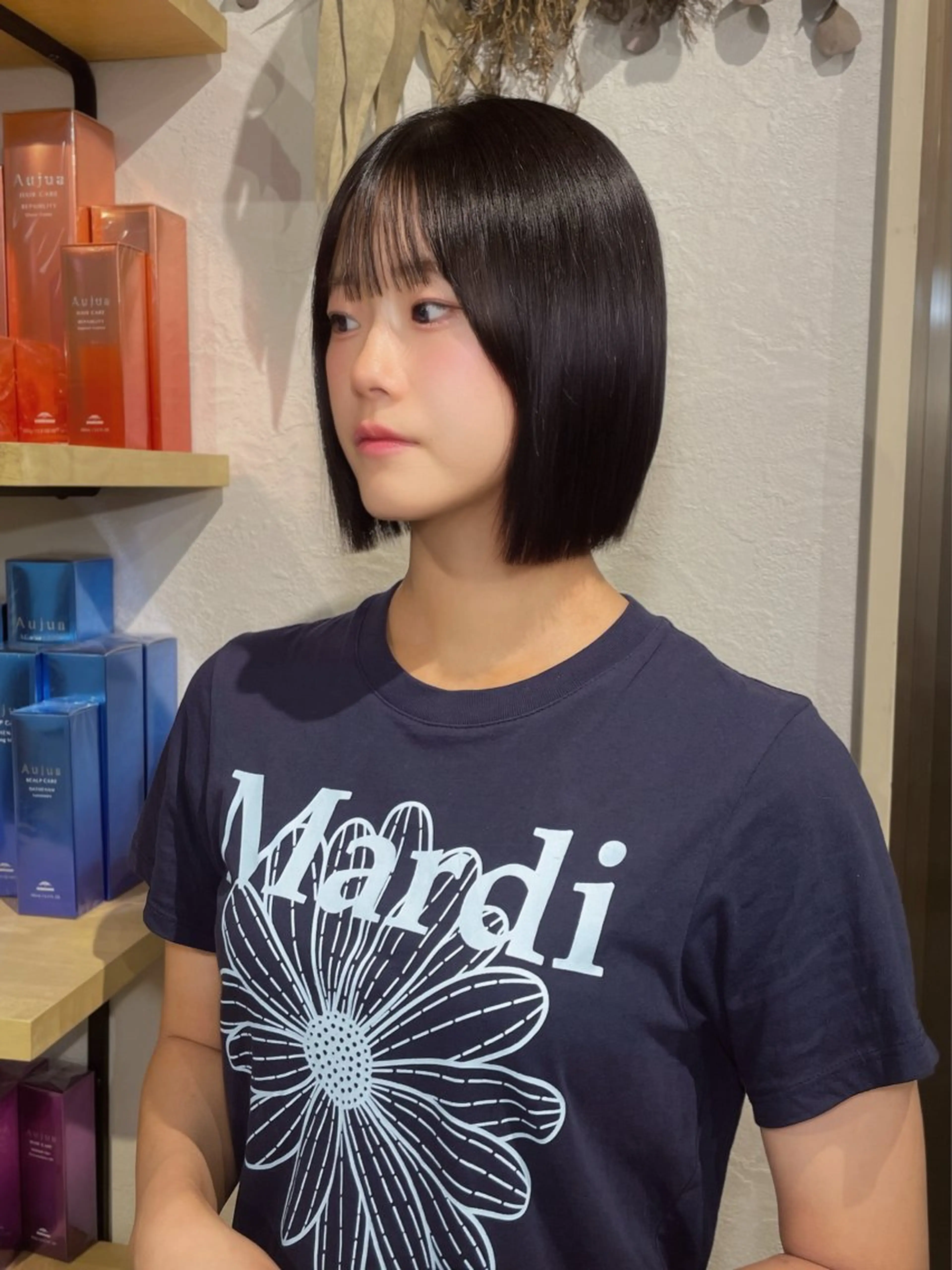 ショート カット トリートメント ボブ/ショート/ 透明感カラー/まりなのヘアスタイル