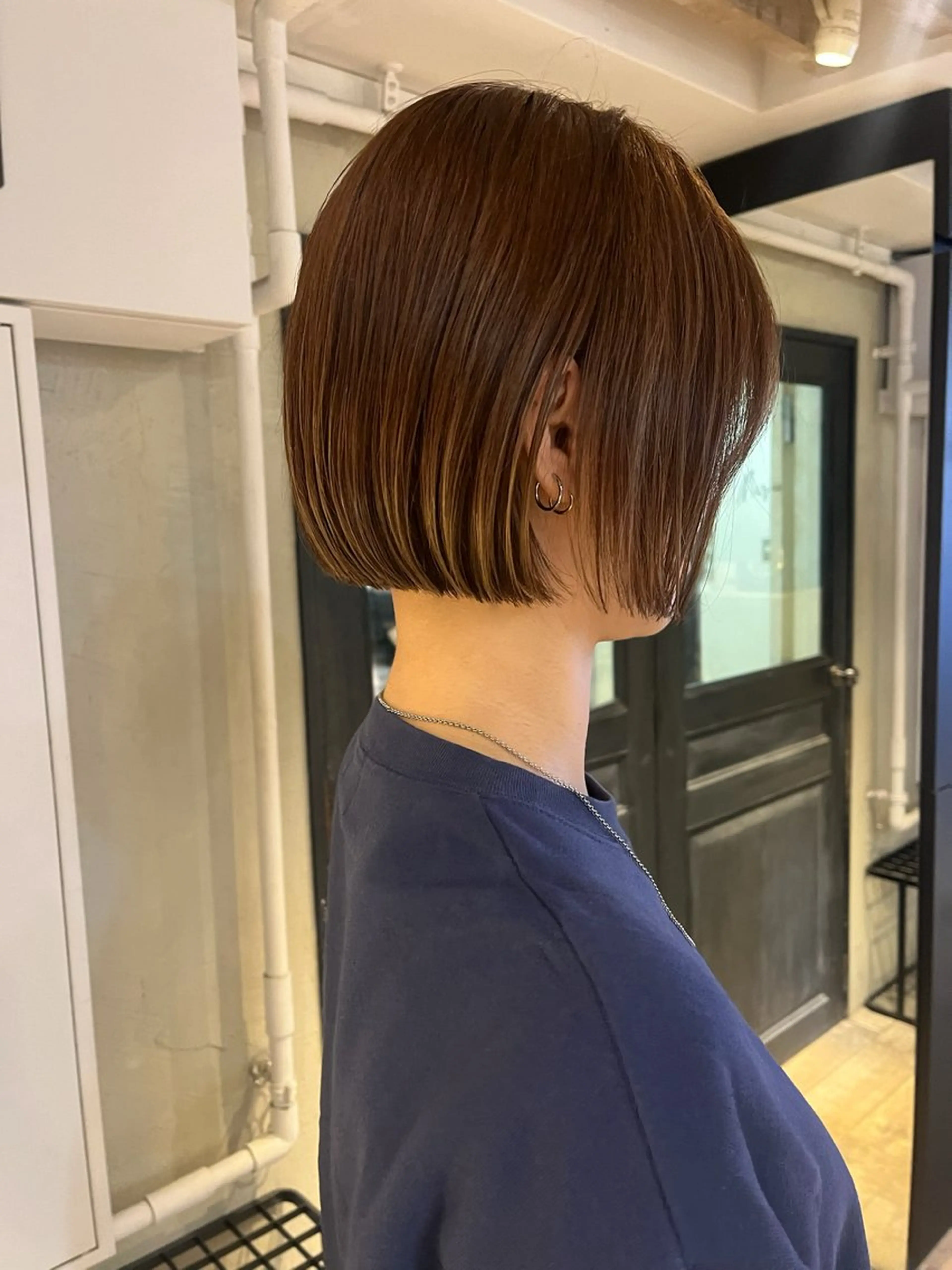ショート カラー ショートボブ ブリーチ ケアブリーチ ダブルカラー インナーカラー 田添 幹宜のヘアスタイル