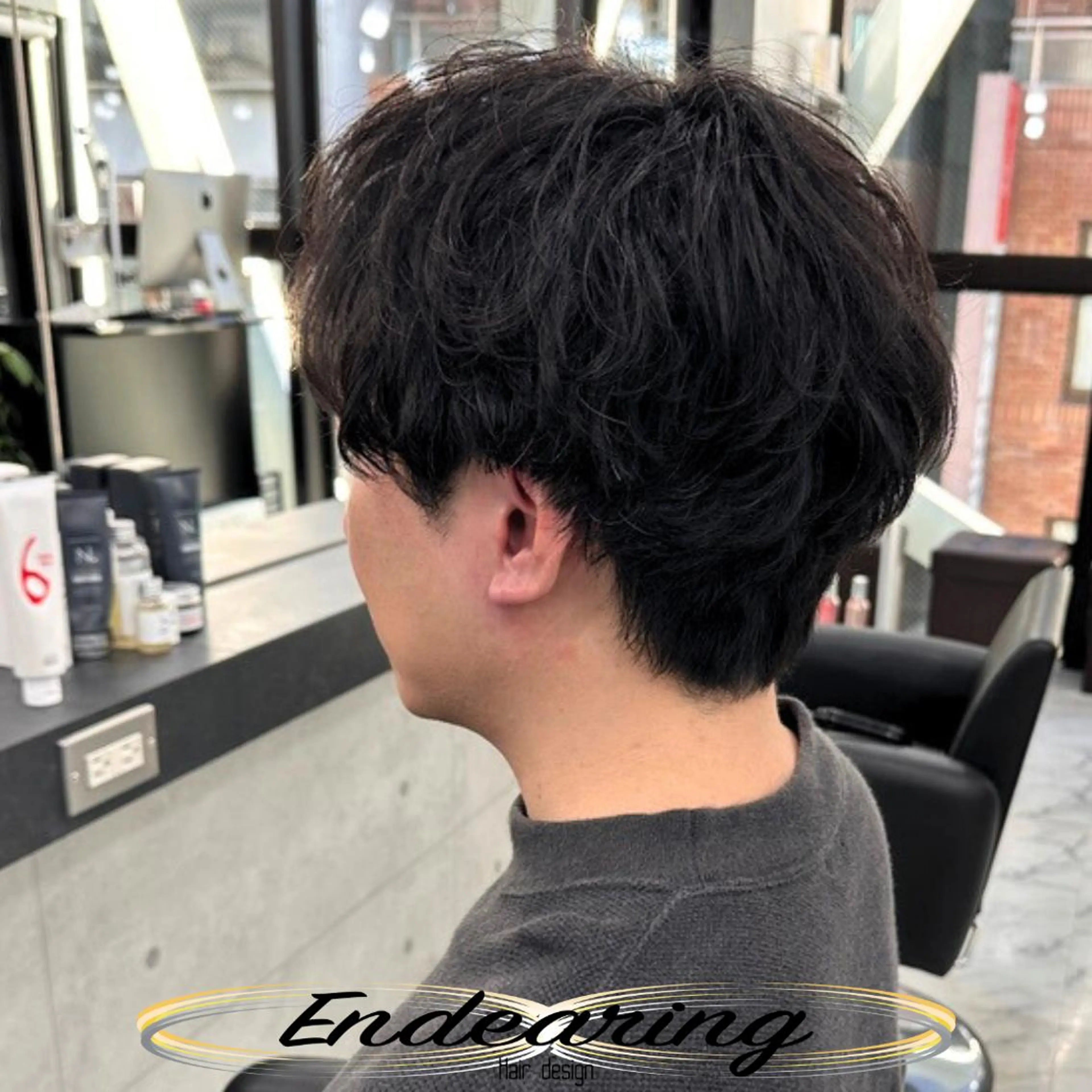 パーマ ニュアンスパーマ カット パーマ Endearing 銀座/レイヤーカットのヘアスタイル