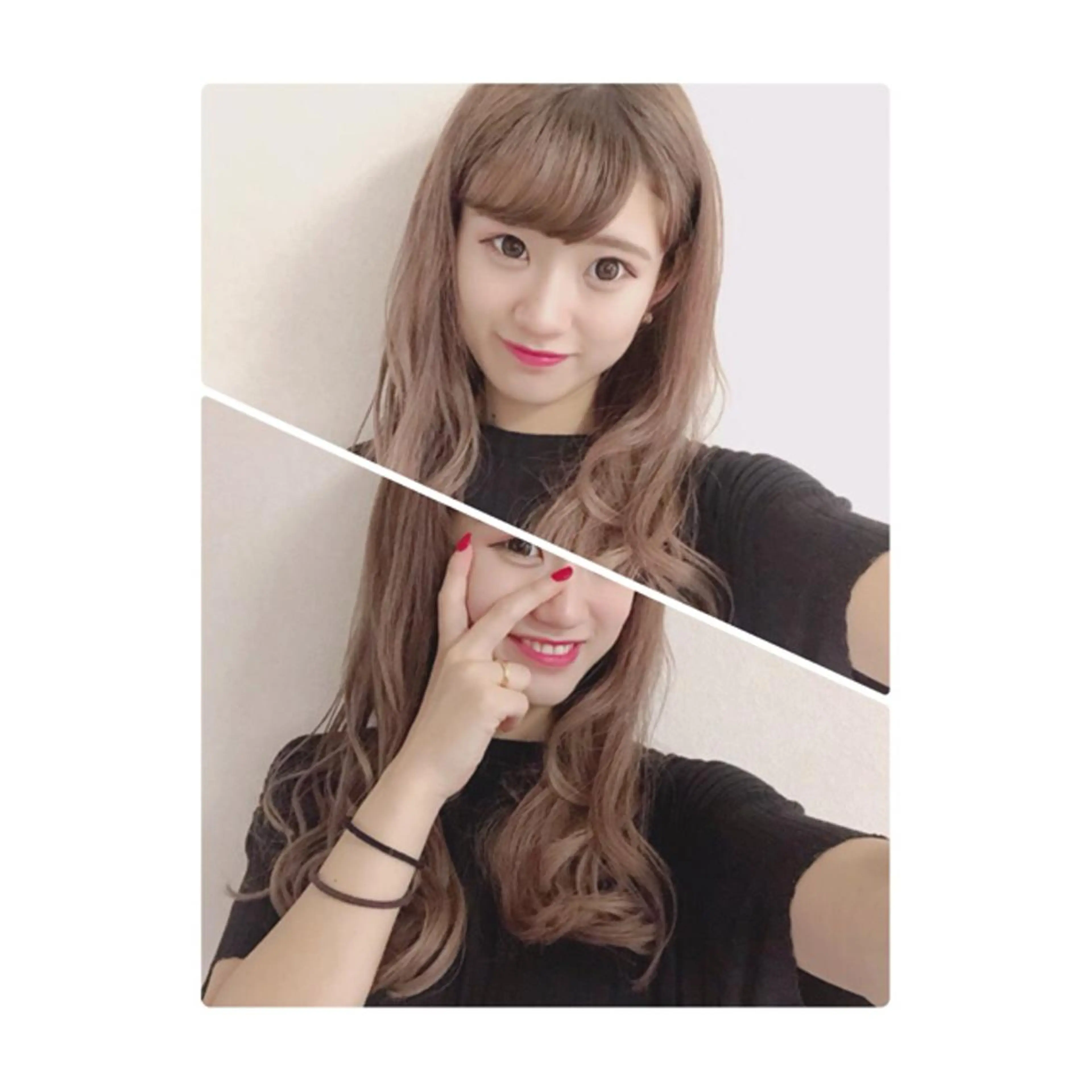 ロング カラー ✨ハイトーン✨透明感 ✨生神　優季のヘアスタイル