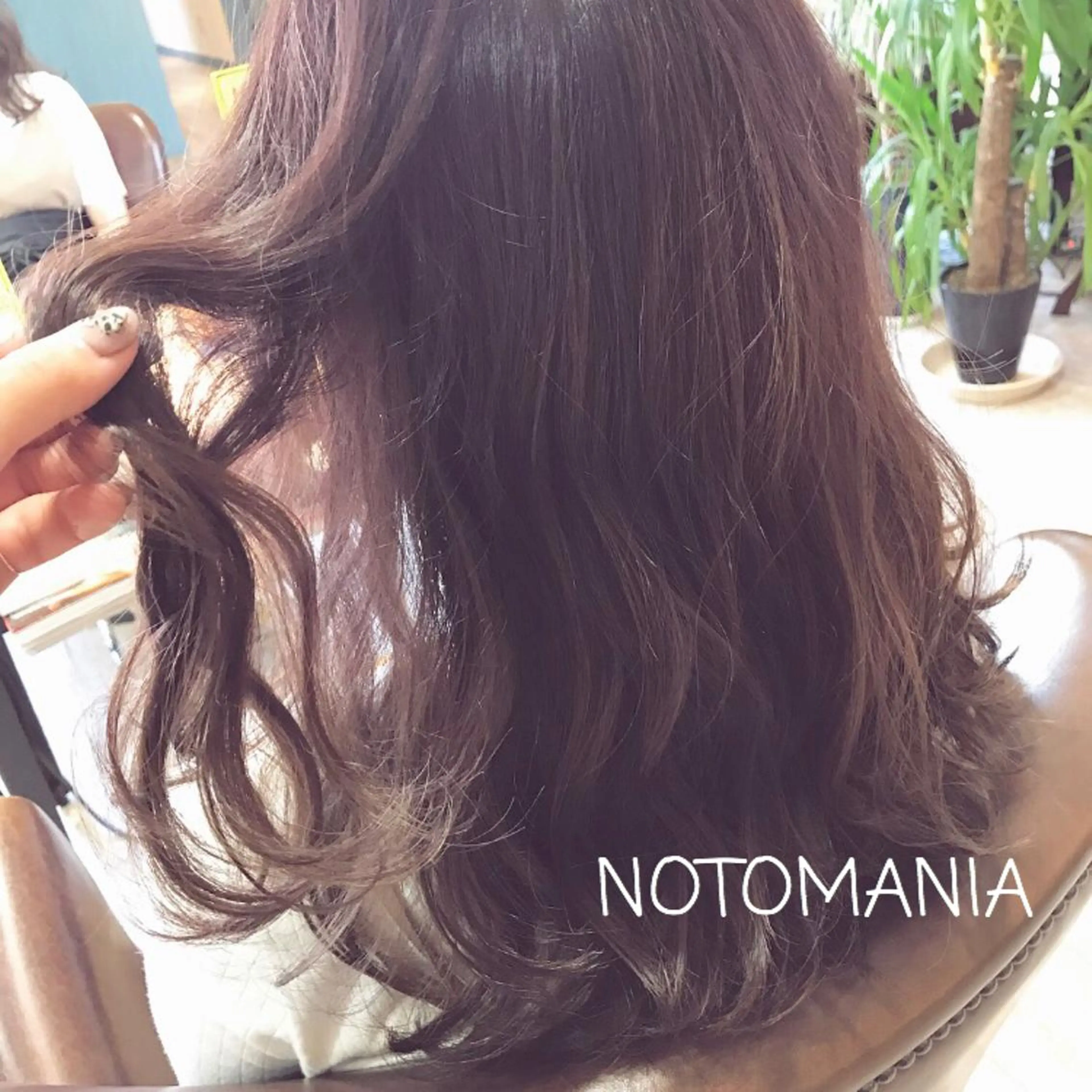 ロング カラー ラベンダーカラー ピンクカラー ピンクラベンダー イシハラ アズサのヘアスタイル