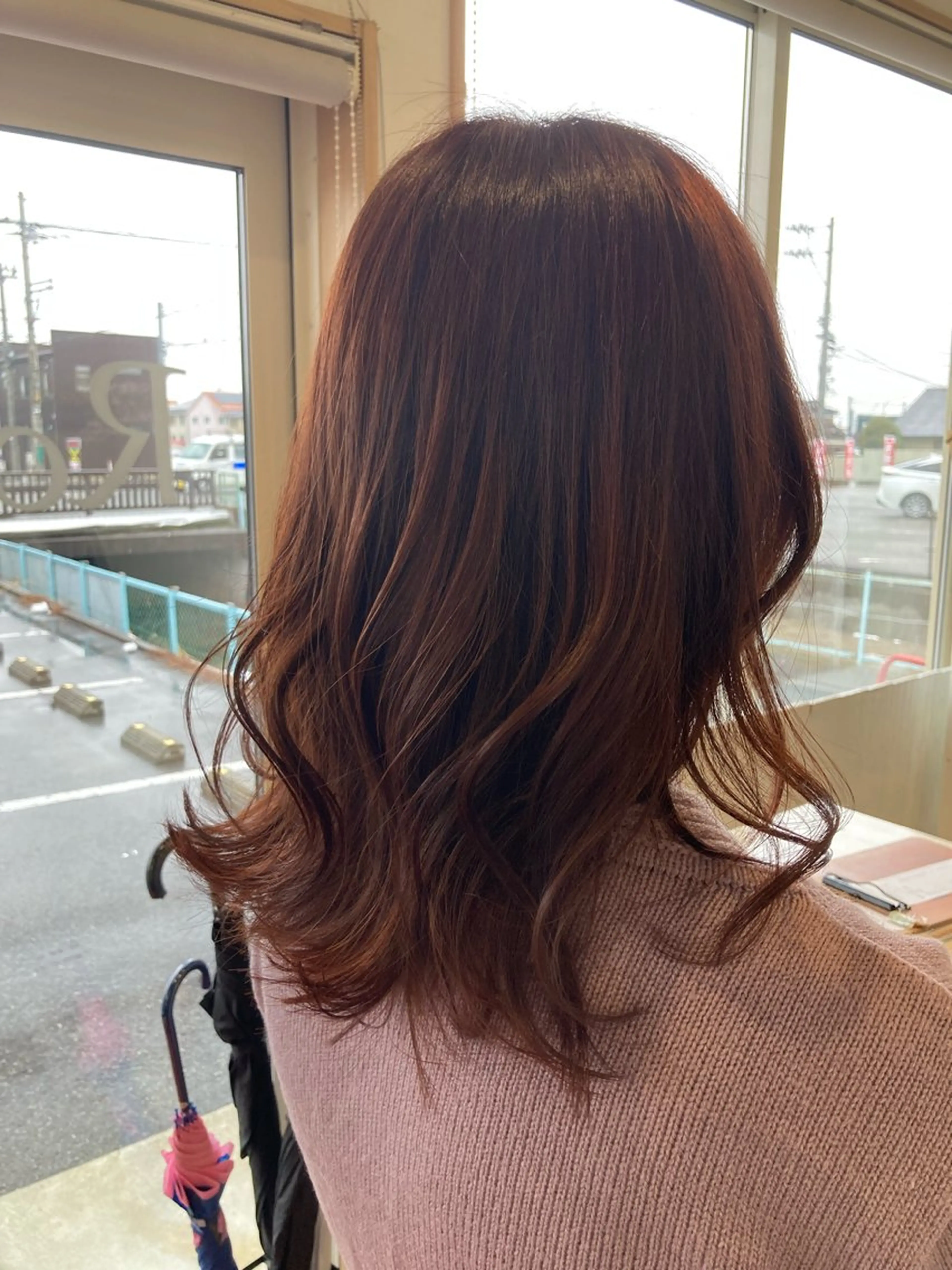 ミディアム カット ヘアカラー トリートメント hair salon rita 野々市所属・中野 幹也のヘアスタイル