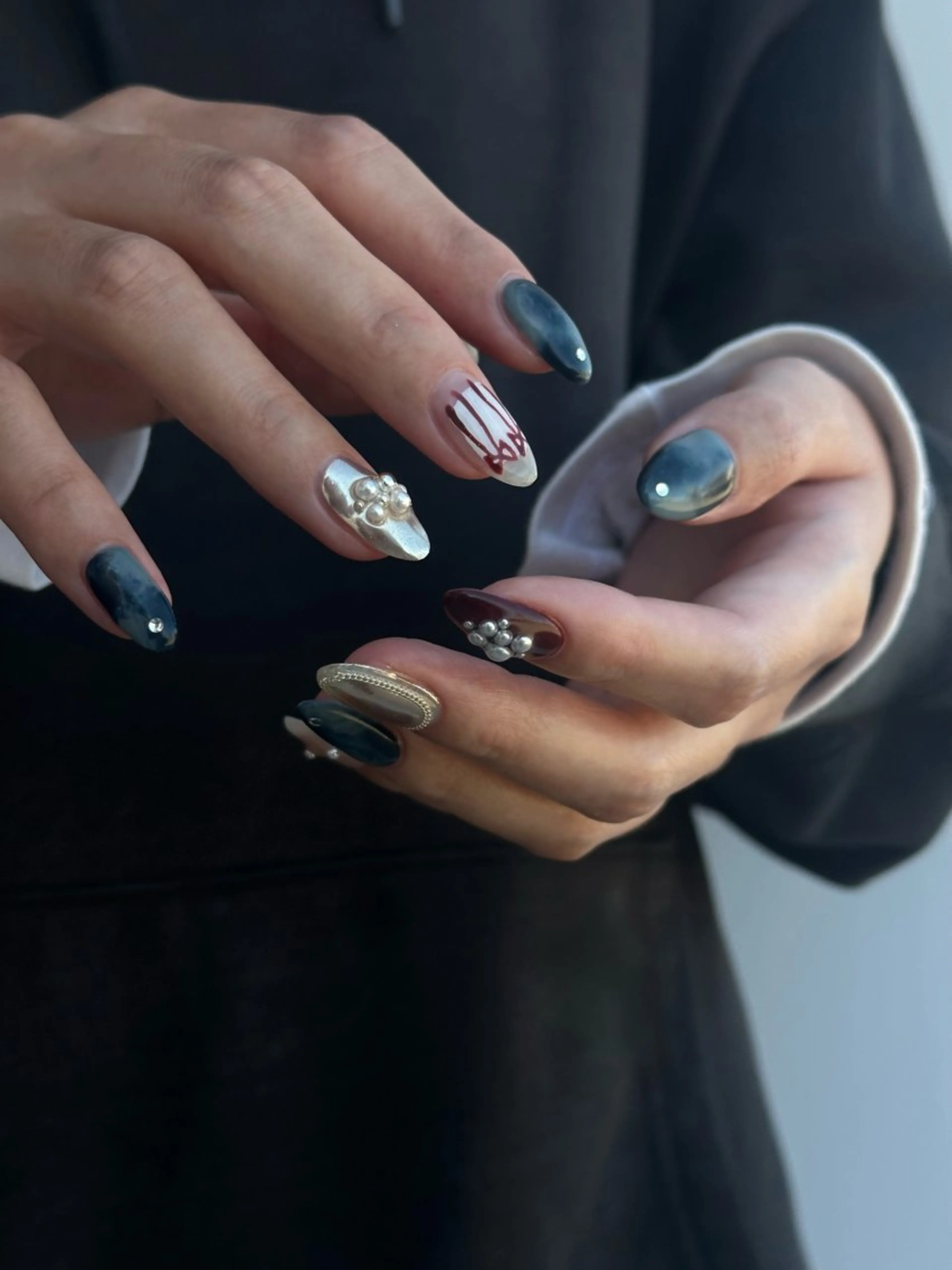 ネイル ハンドネイル COIN  nail hinataのネイルデザイン