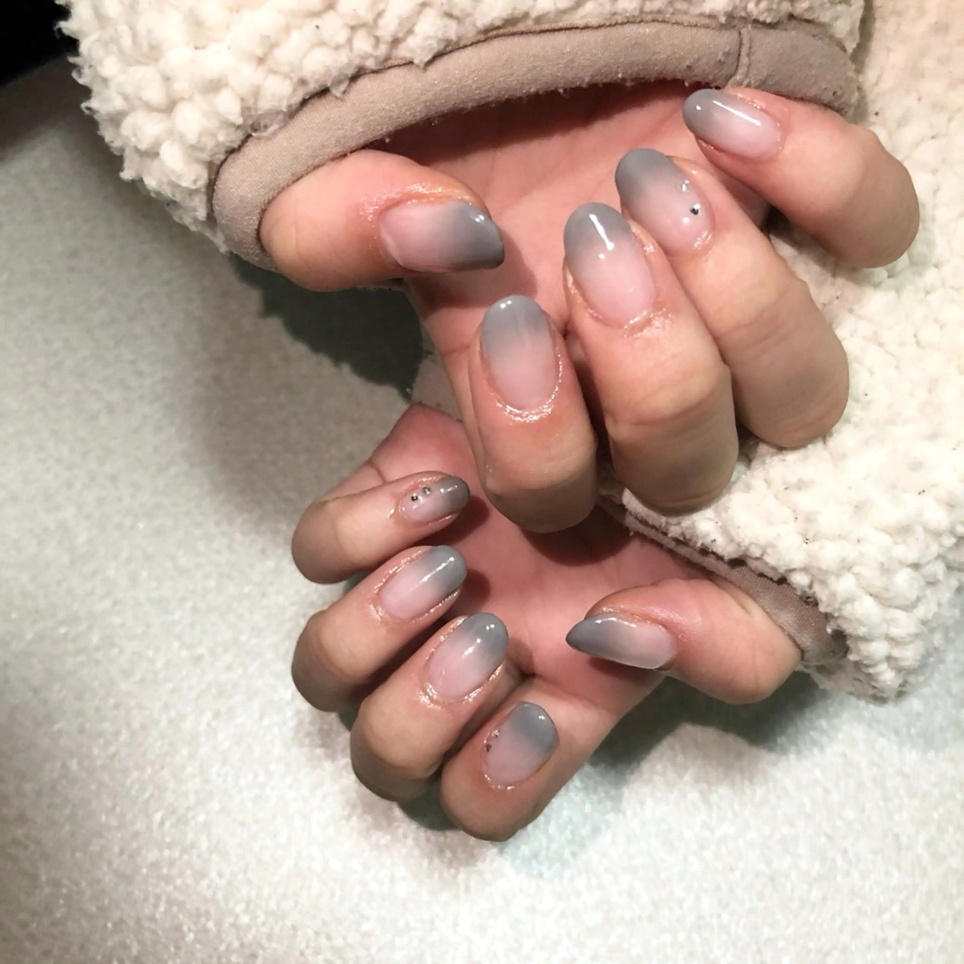 🧡ハンドネイル（オフ有り）グラデーションの写真