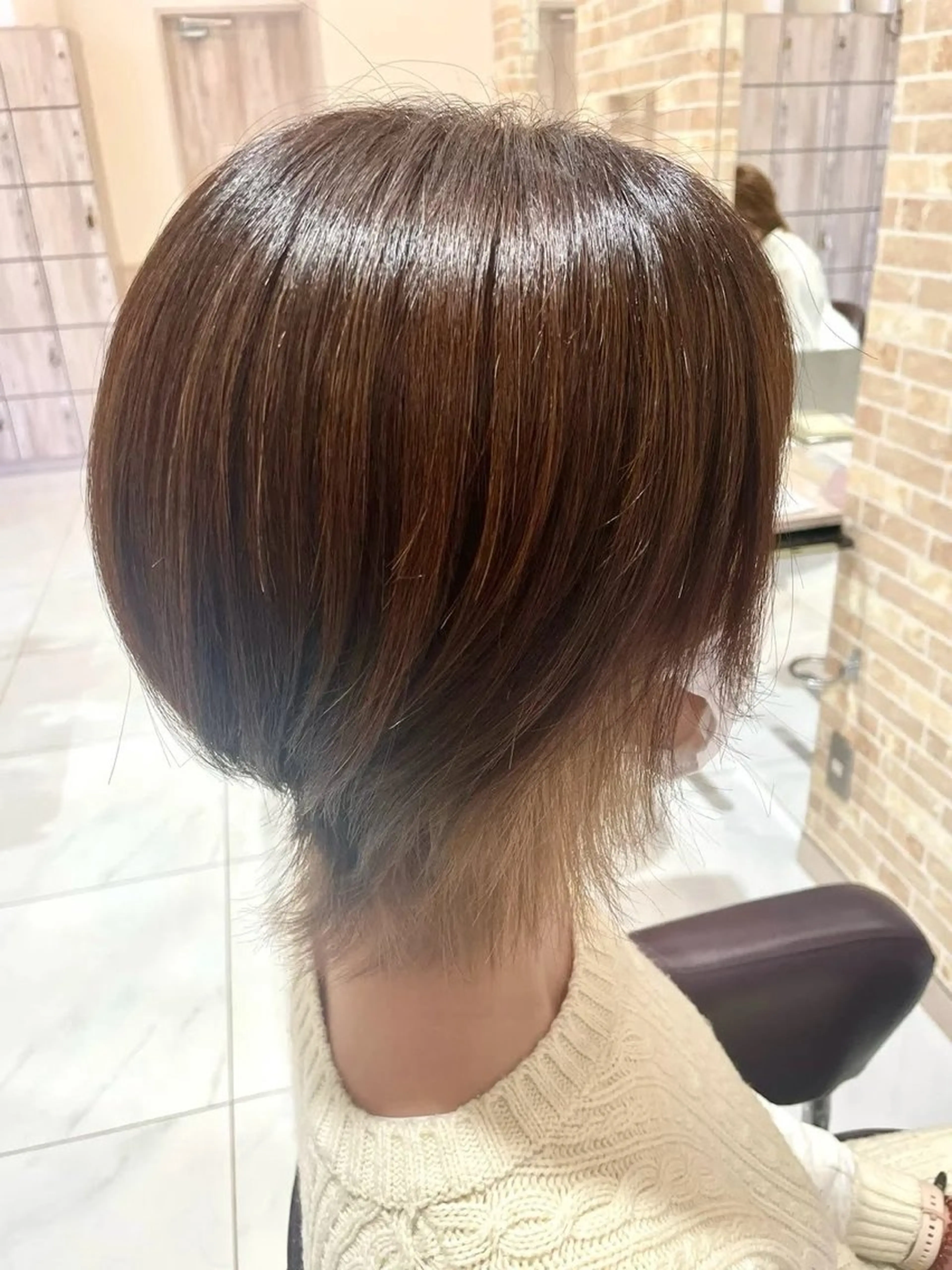 カラー ベージュカラー インナーカラー GRANDEUR焼津 村越 捺稀のヘアスタイル
