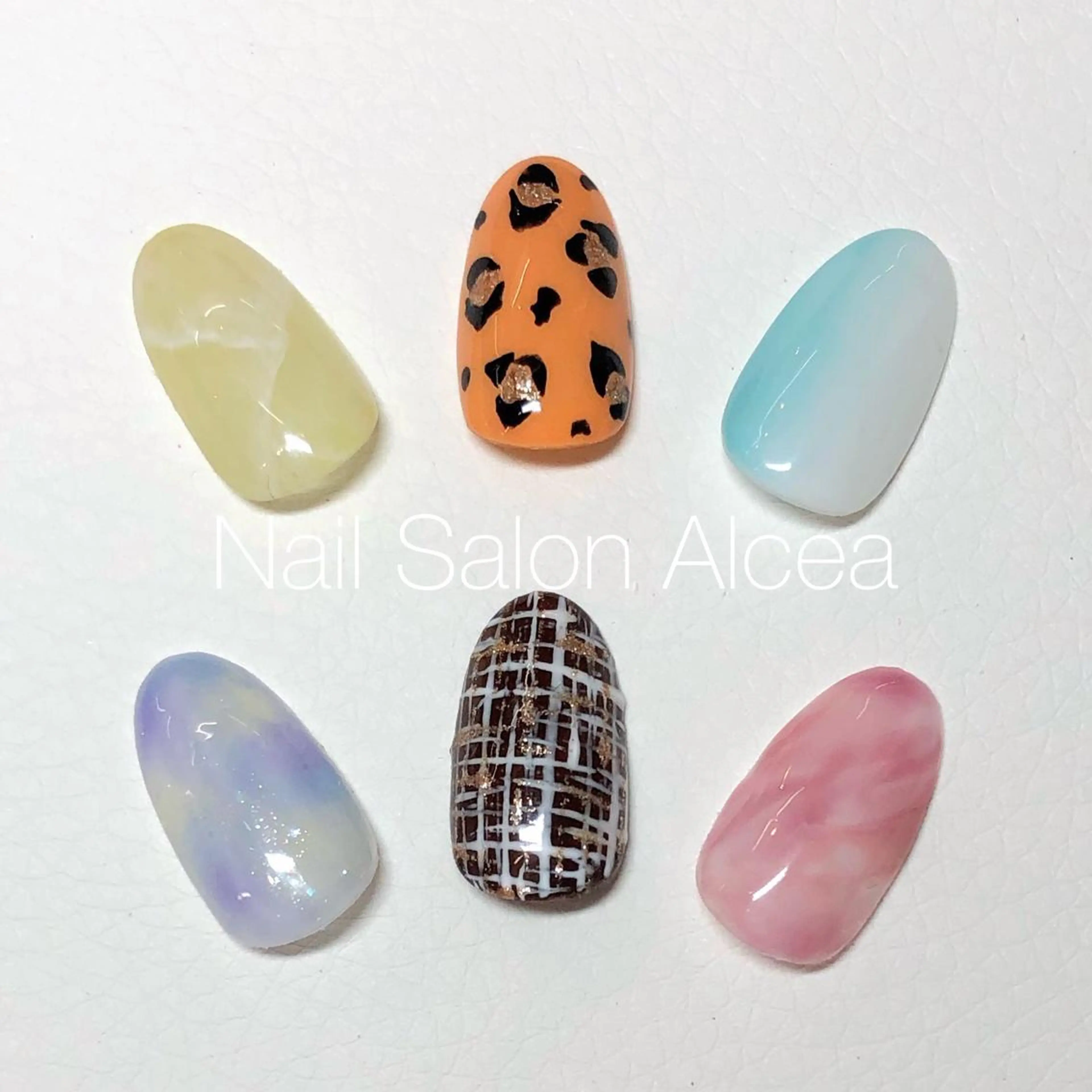 ネイル アニマル柄 アートネイル 大理石ネイル(マーブル) ツイードネイル CHILO 木村のネイルデザイン