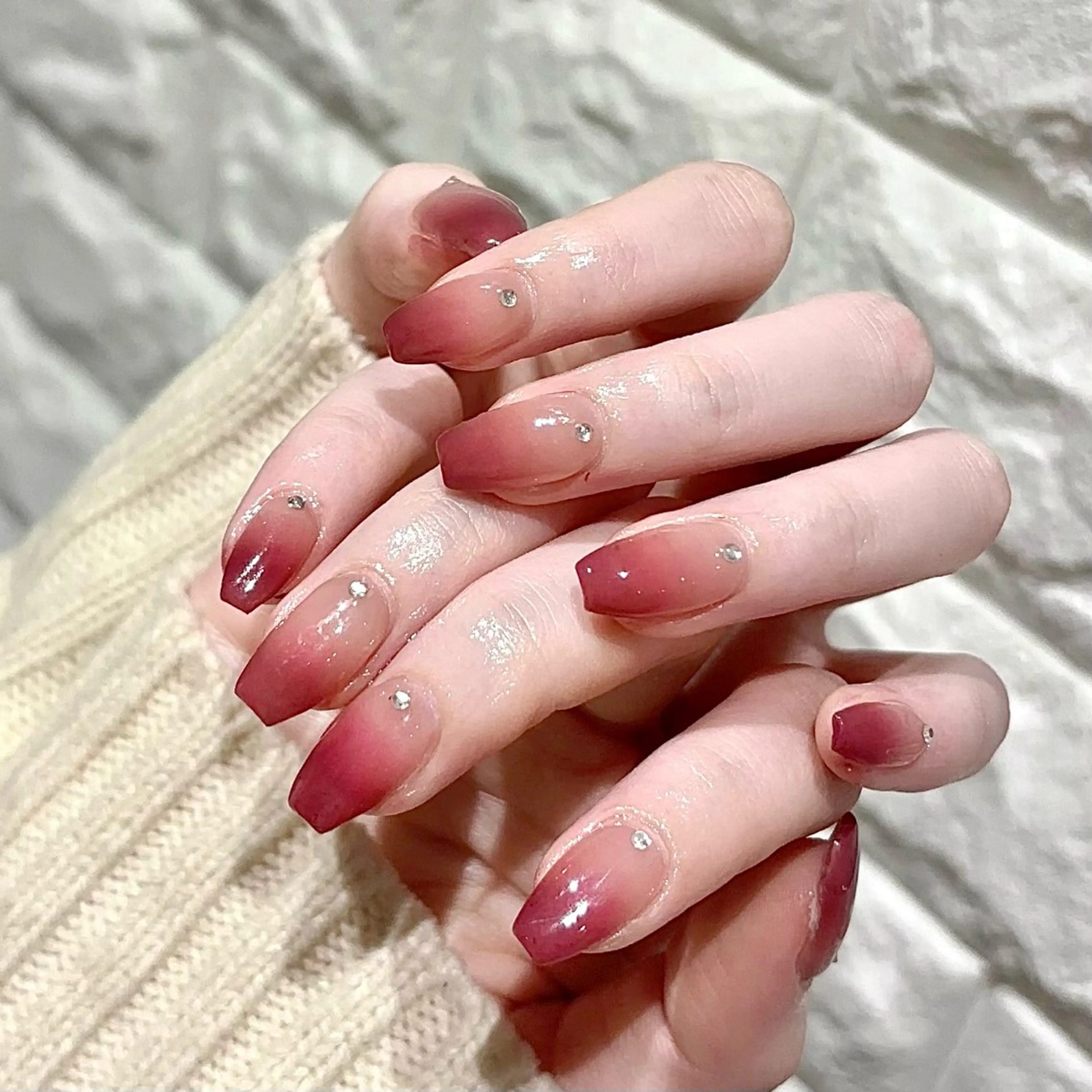 ネイル ハンドネイル 💗キラネイル💗 モチ最高のネイルデザイン