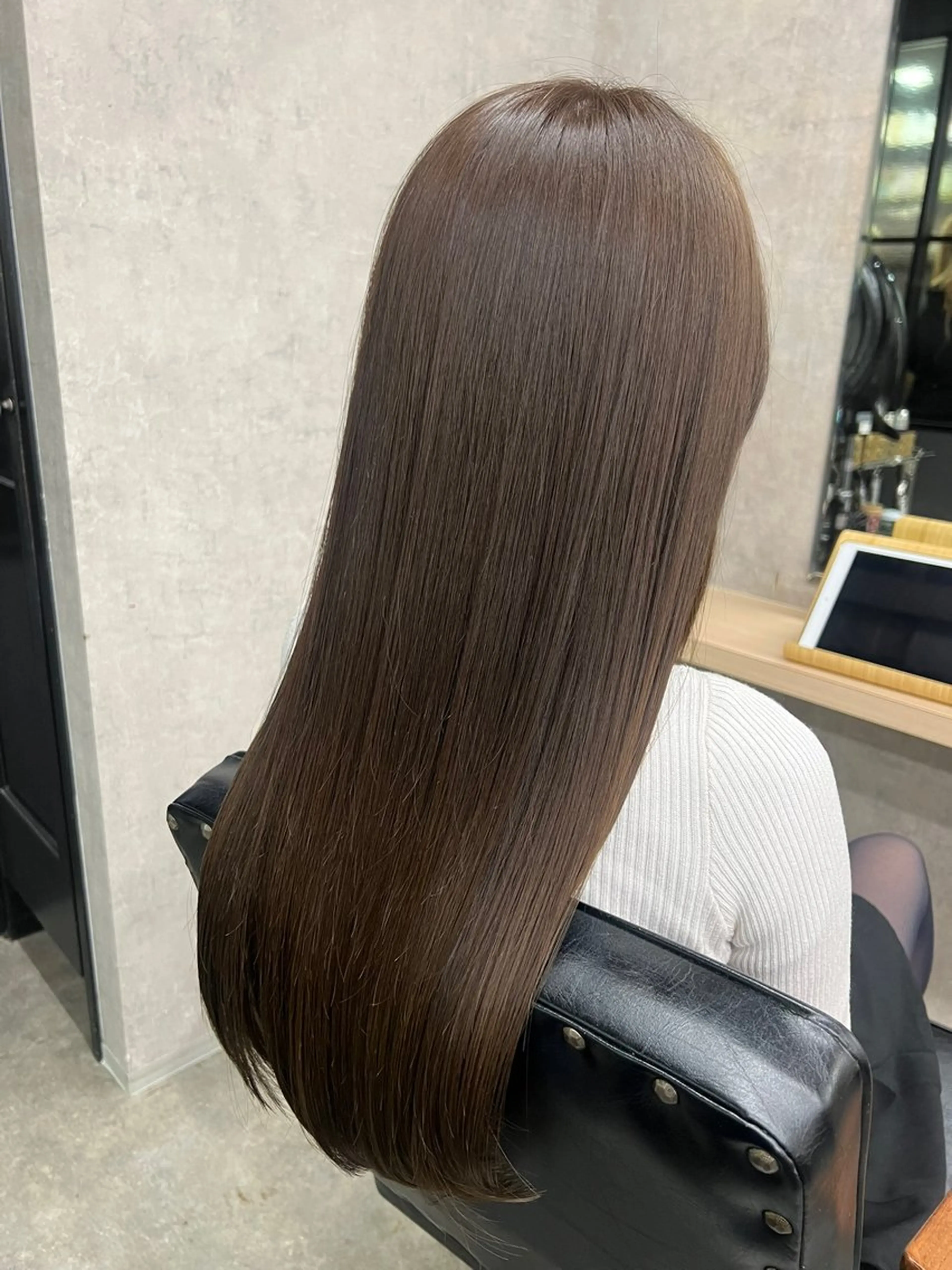 💕透明感カラー＋似合わせカット＋クイックトリートメント💕（ブリーチなし）の写真
