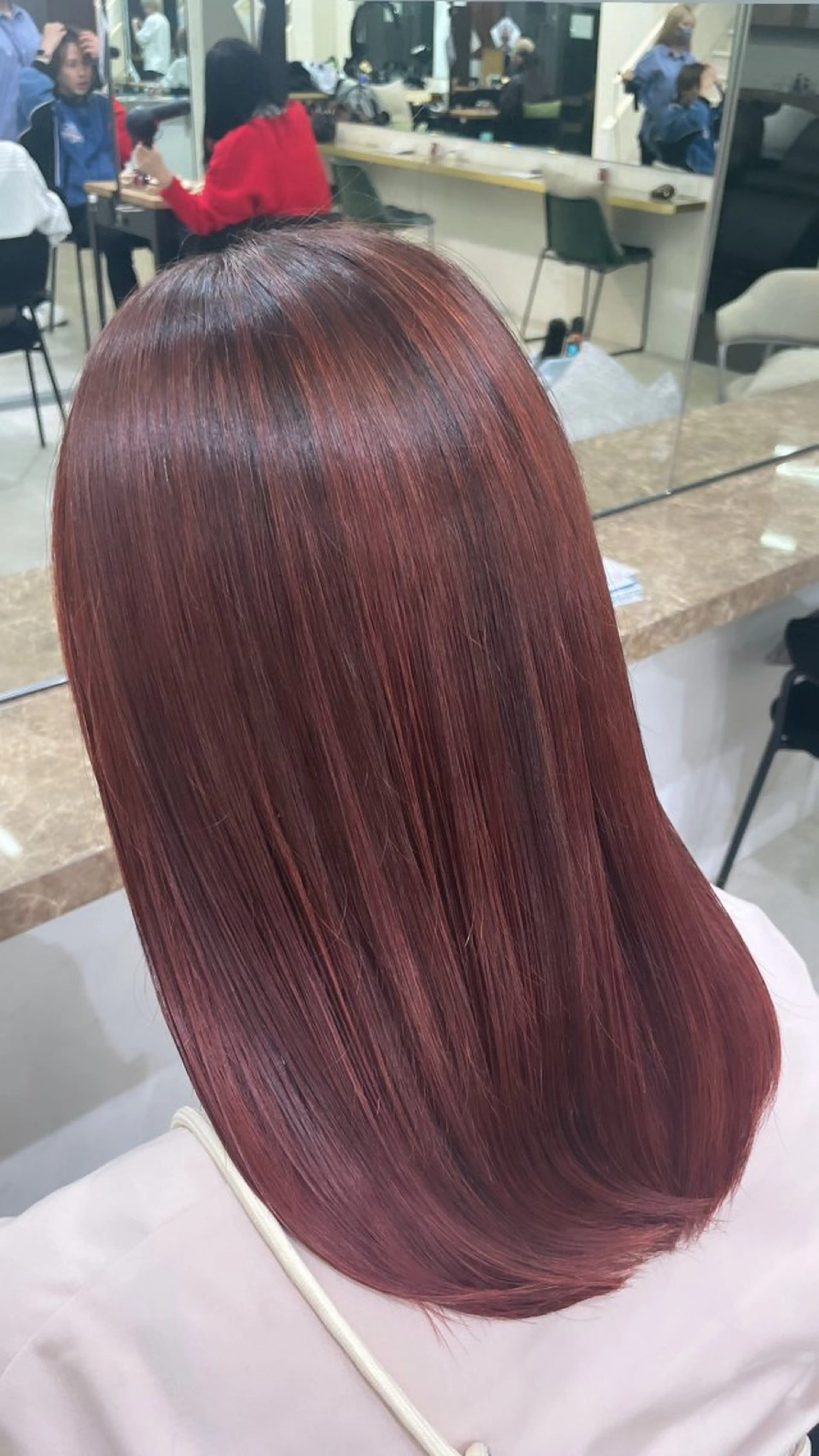 ミディアム カラー パーマ ヘアアレンジ メンズ キッズ ショート特化型🌟似 合わせボブ/カンタ✨のヘアスタイル