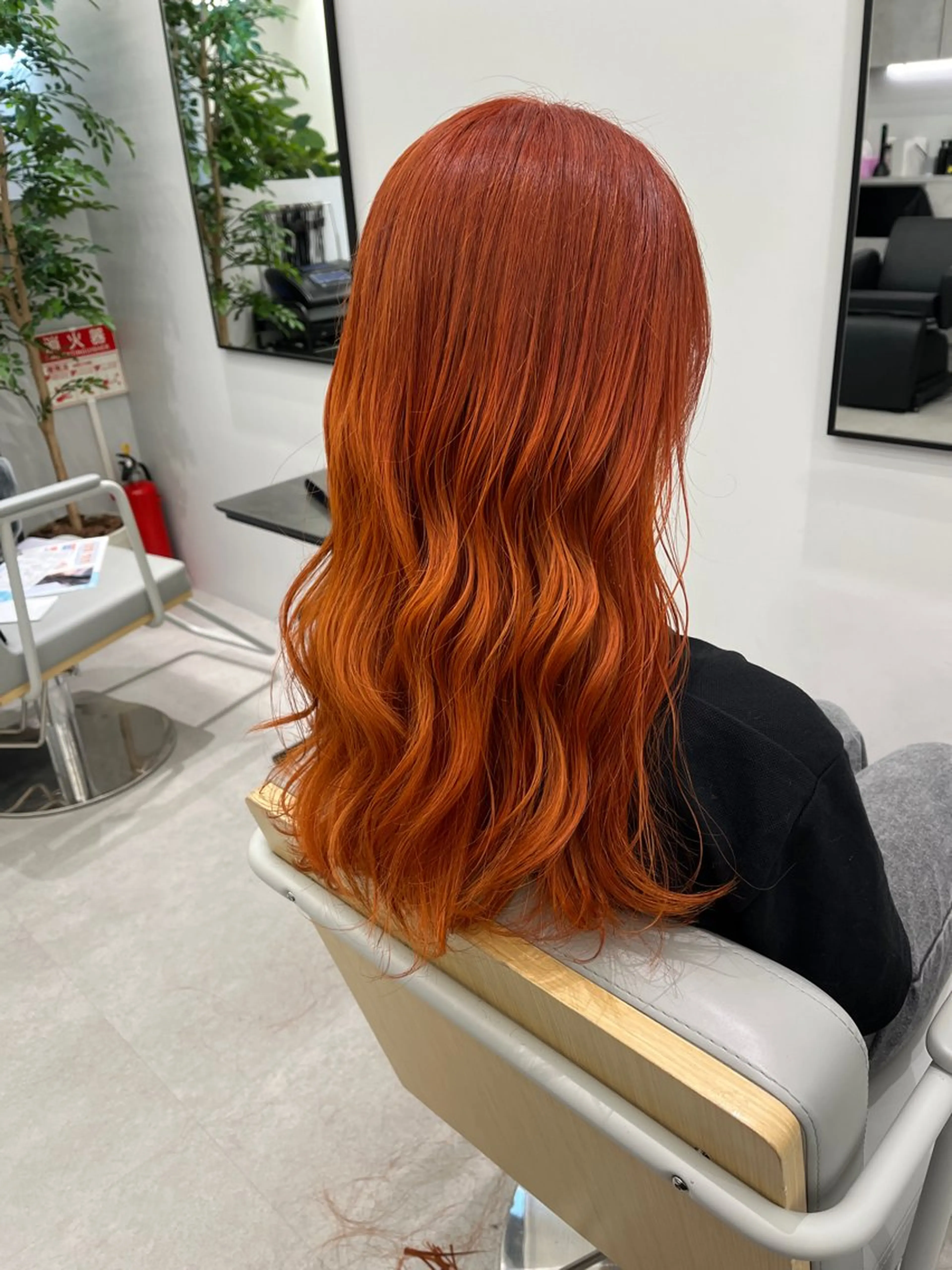 ロング カラー 菅 樹希弥のヘアスタイル