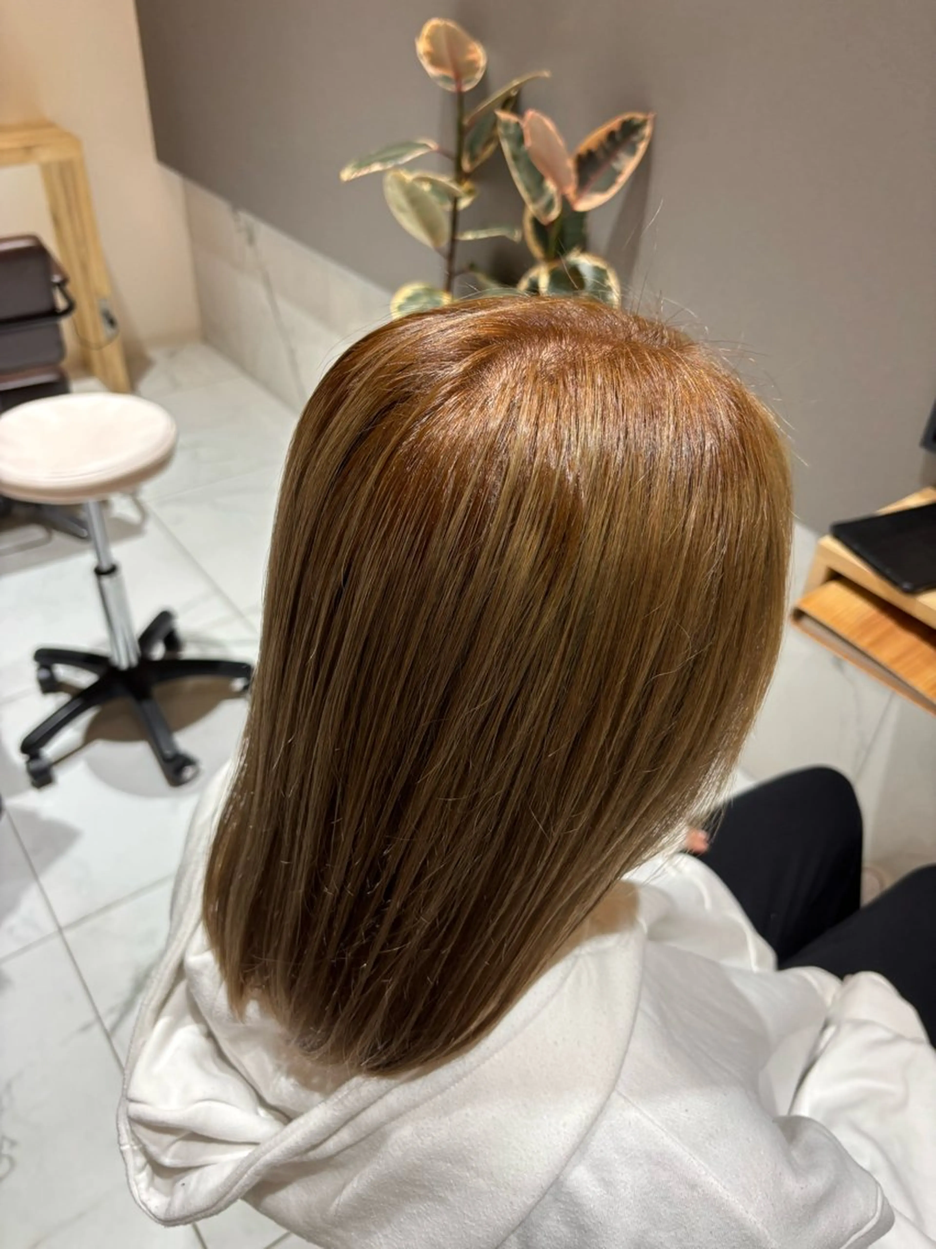 ミディアム カラー ヘアカラー Le Coeur 喜多町店/三田のヘアスタイル