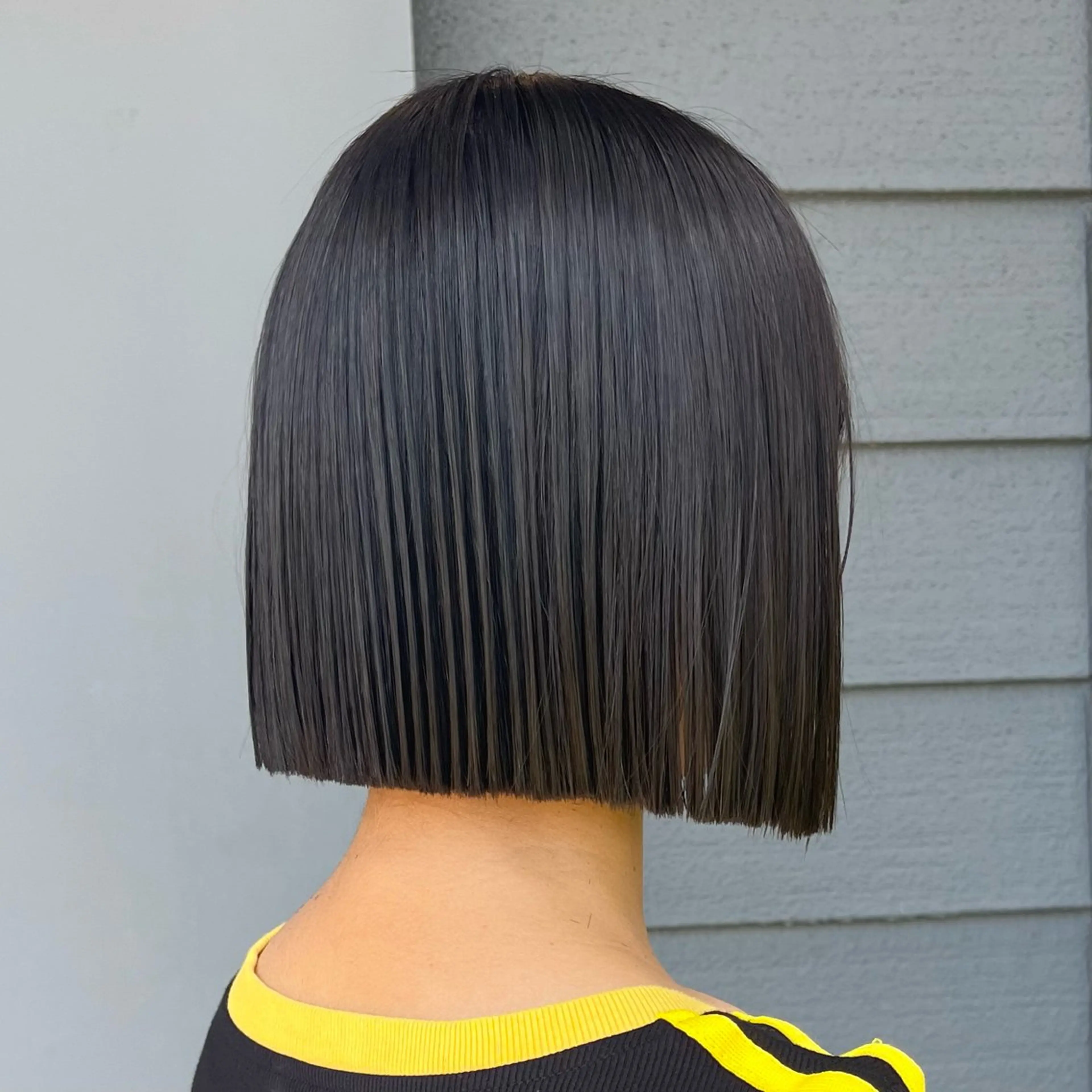 ショート 縮毛矯正 シマダ ユウナのヘアスタイル