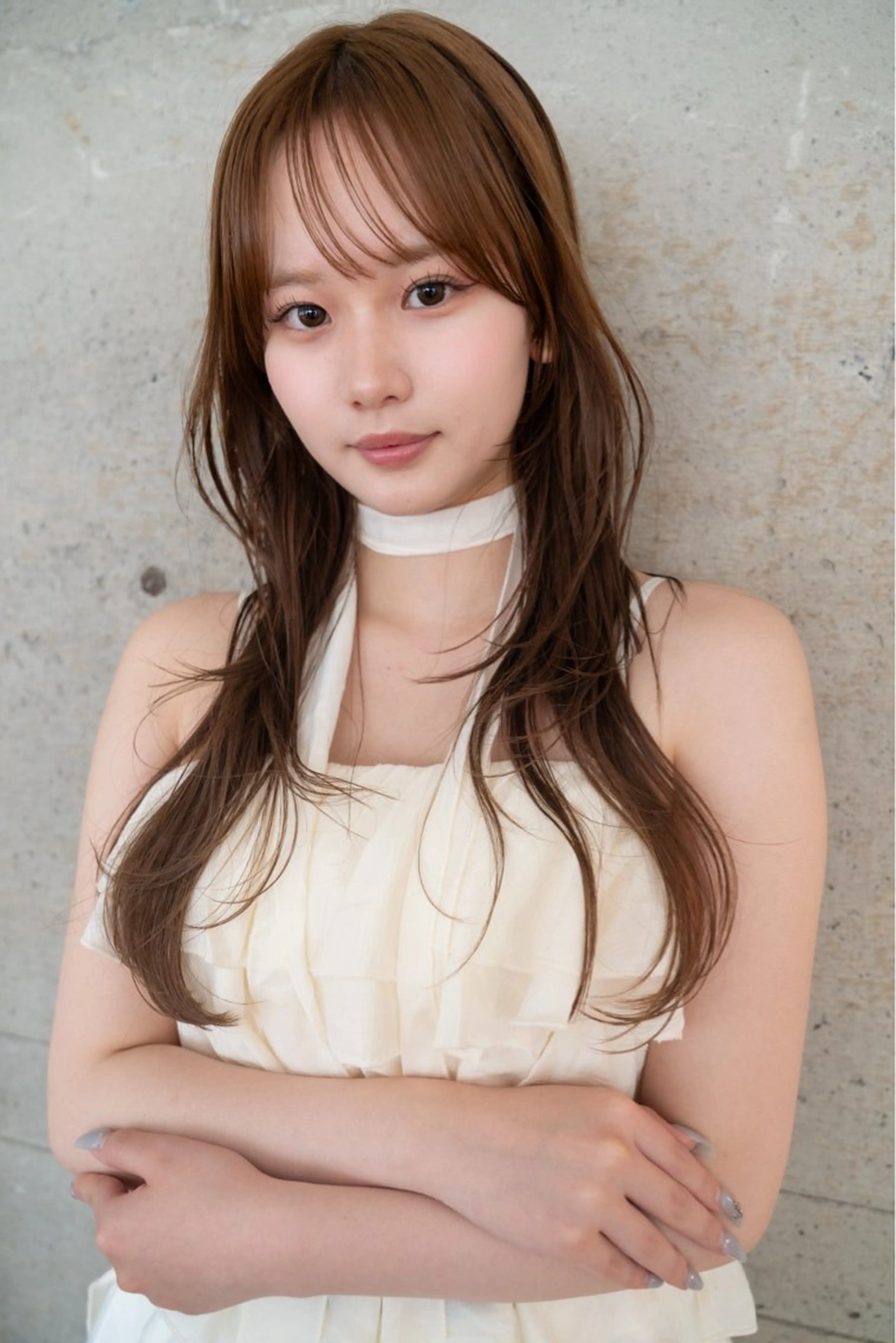 ロング カラー anri🤍🎀 艶カラーのヘアスタイル