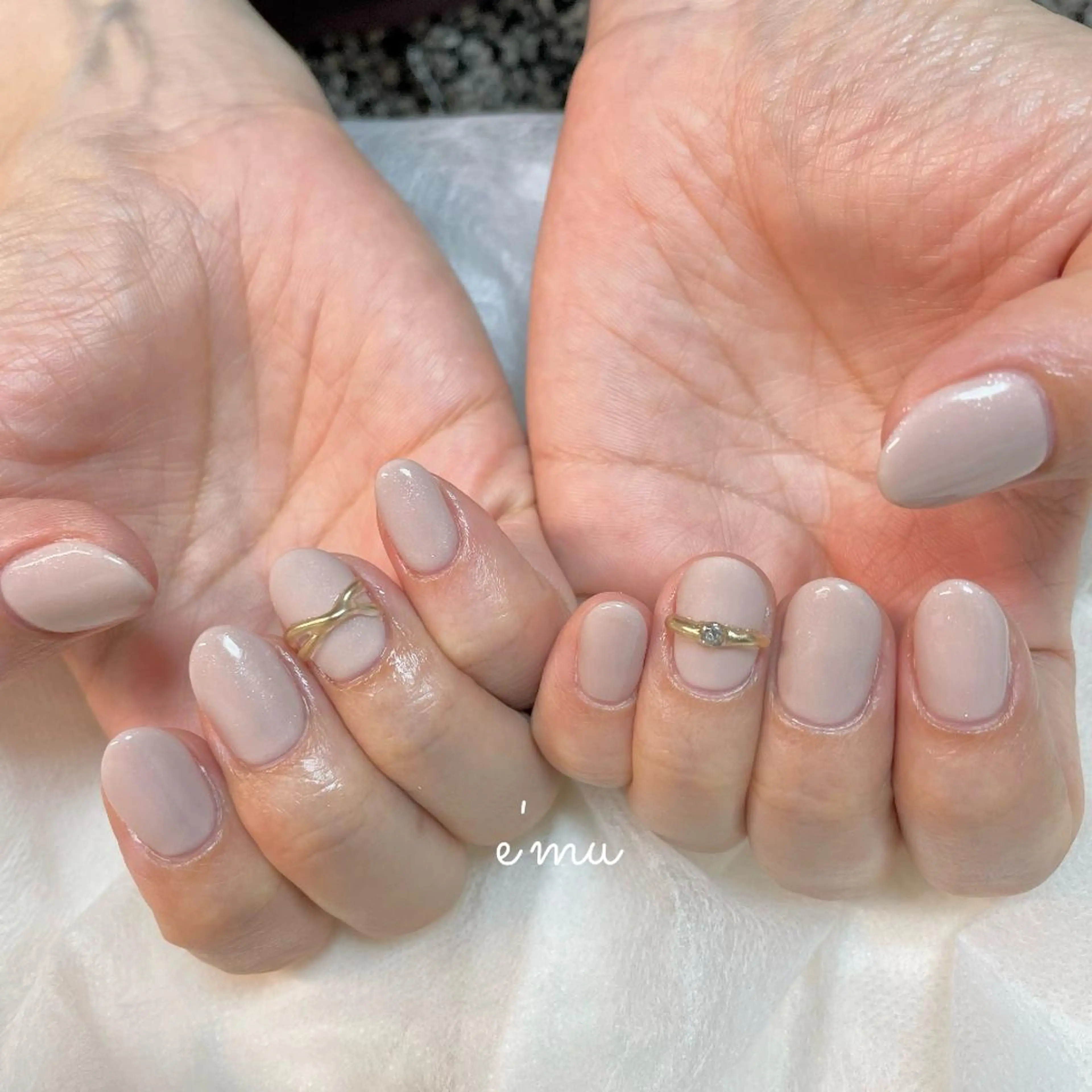 ネイル ワンカラーネイル nail salon e'mu💐のネイルデザイン