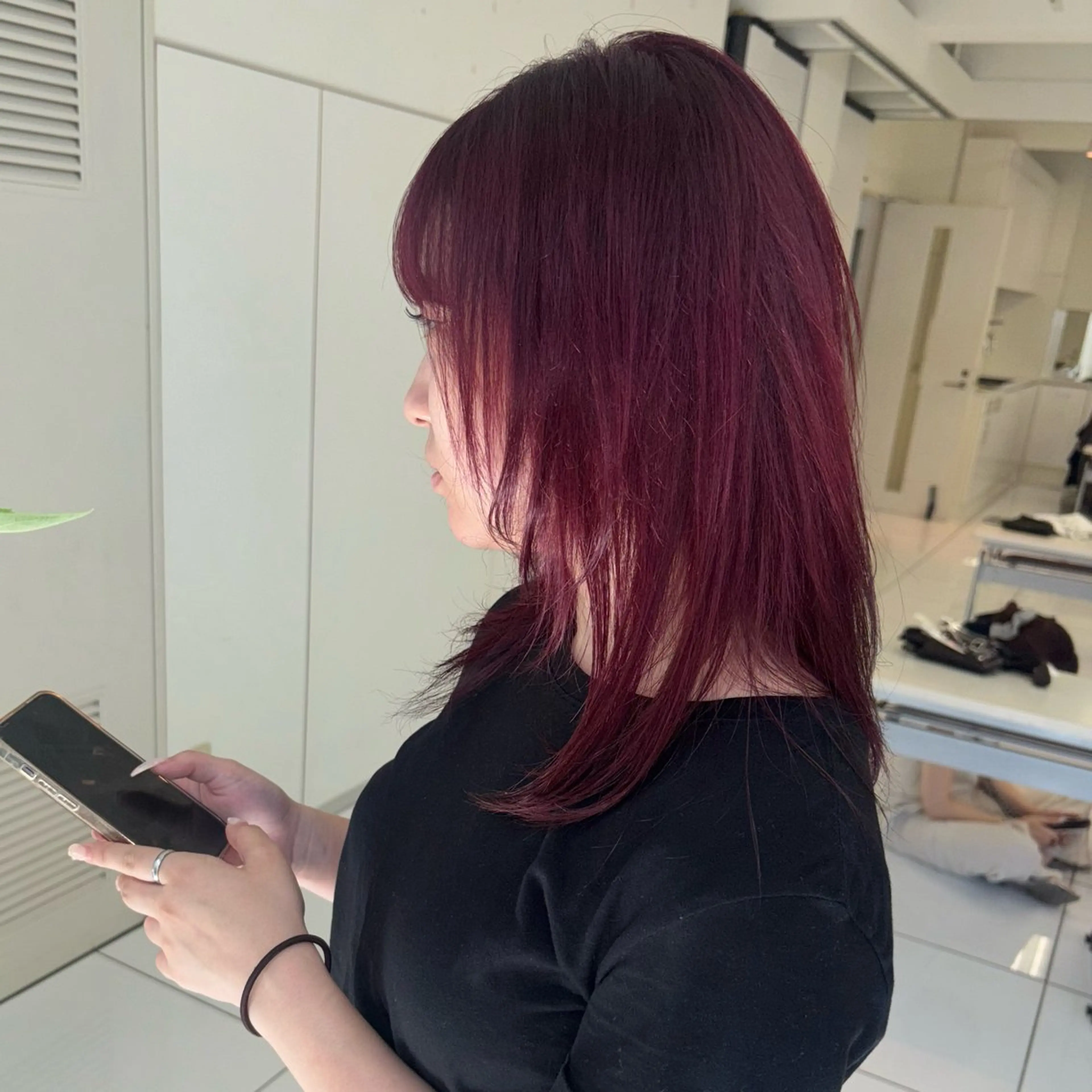 セミロング ヘアカラー 🫧オリーブカラー/ 小冬🎀のその他イメージ