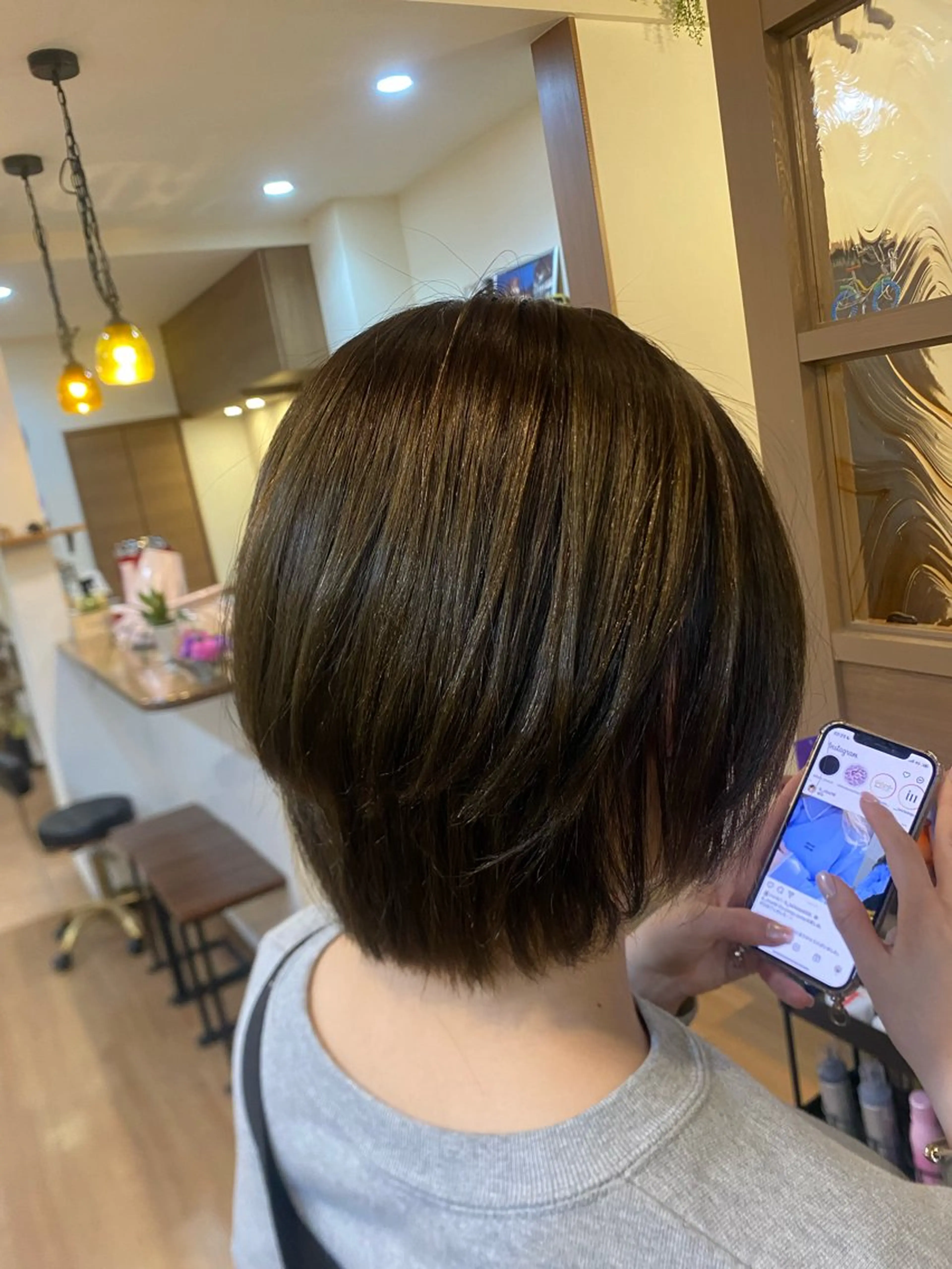 ミディアム カラー hair brand shigeki所属・古居 奨麻のヘアスタイル