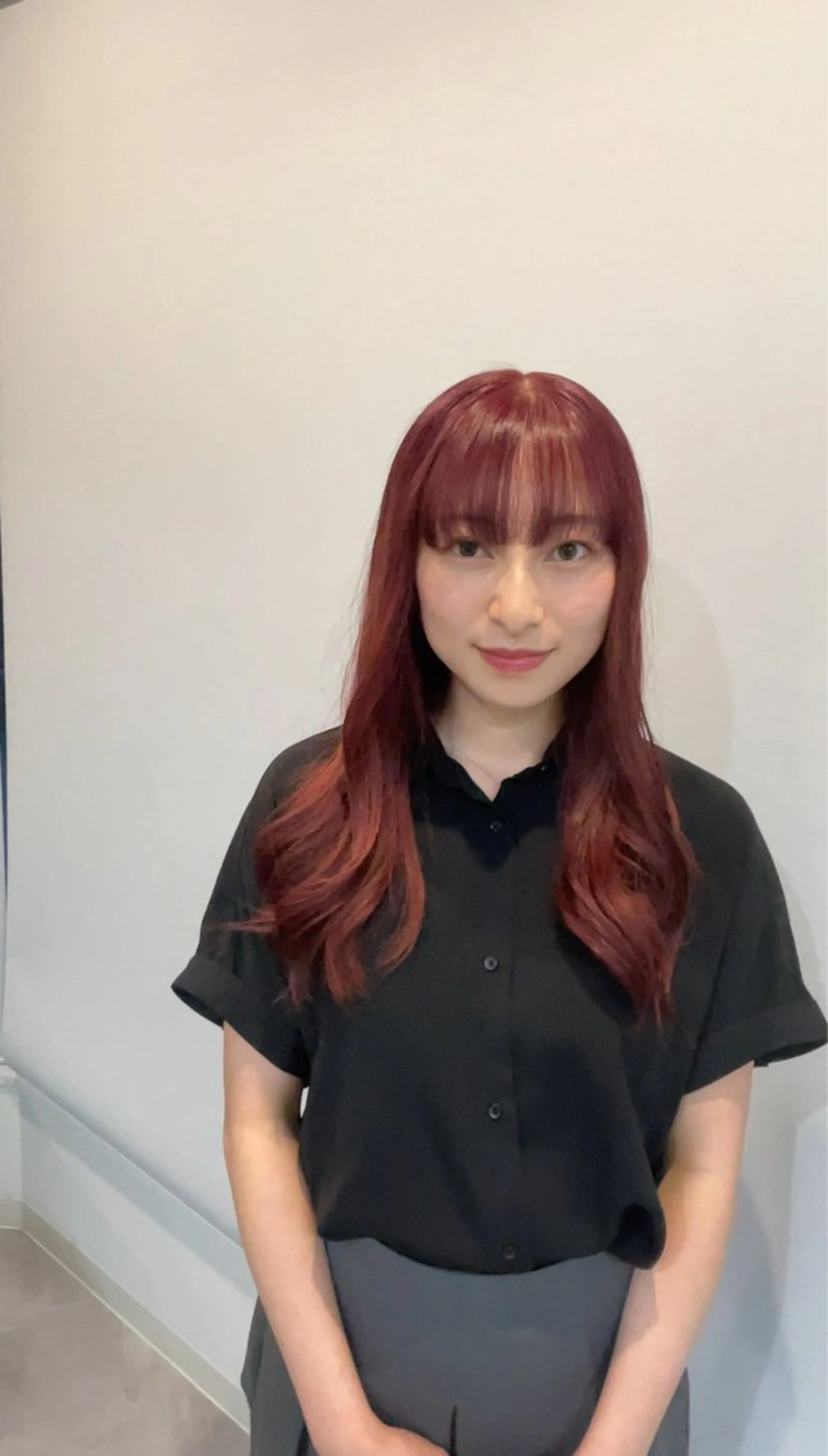 ロング ヘアカラー トリートメント 山浦司颯/ カラー/レイヤーのヘアスタイル