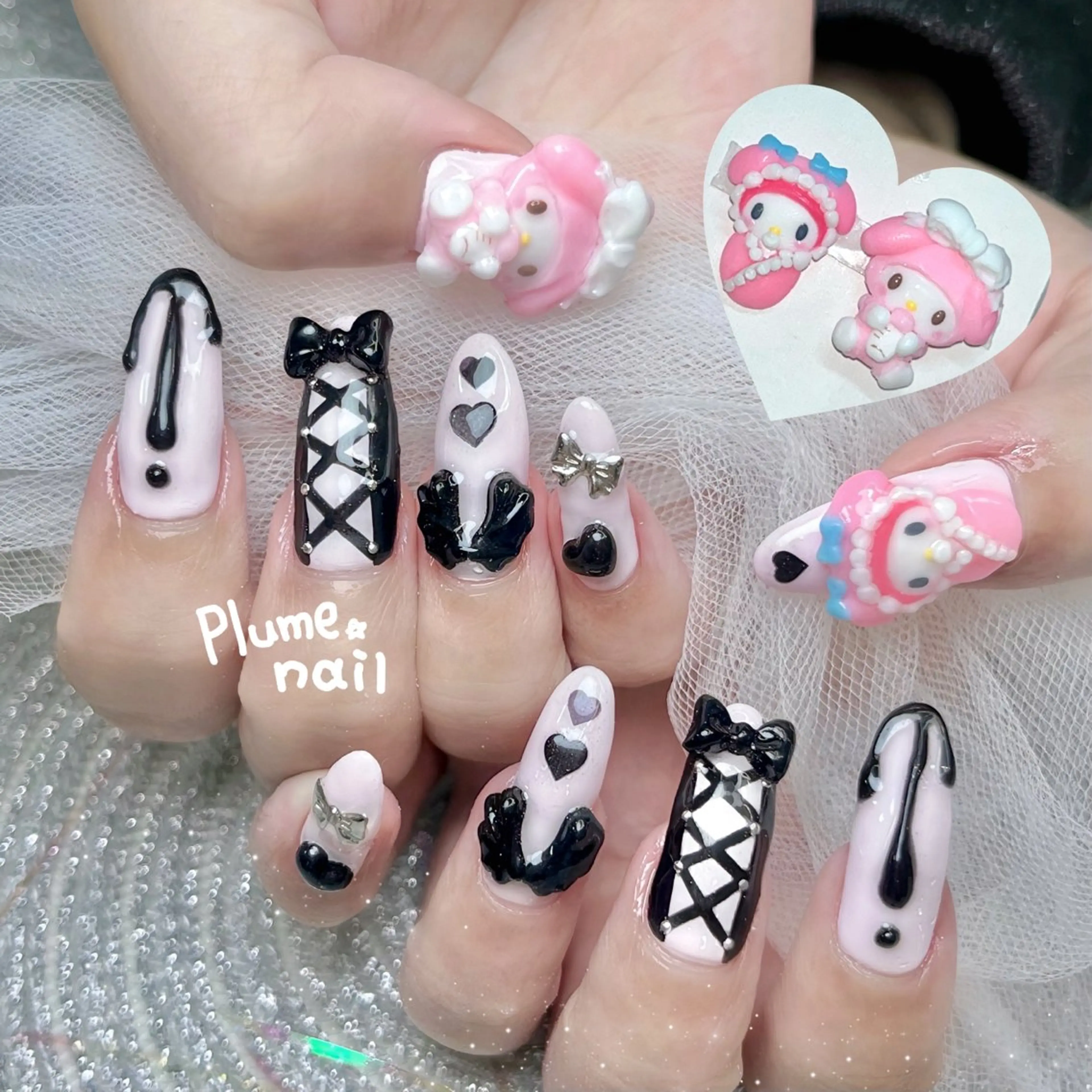 ネイル ハンドネイル plume nail ☆韓国ネイルのネイルデザイン