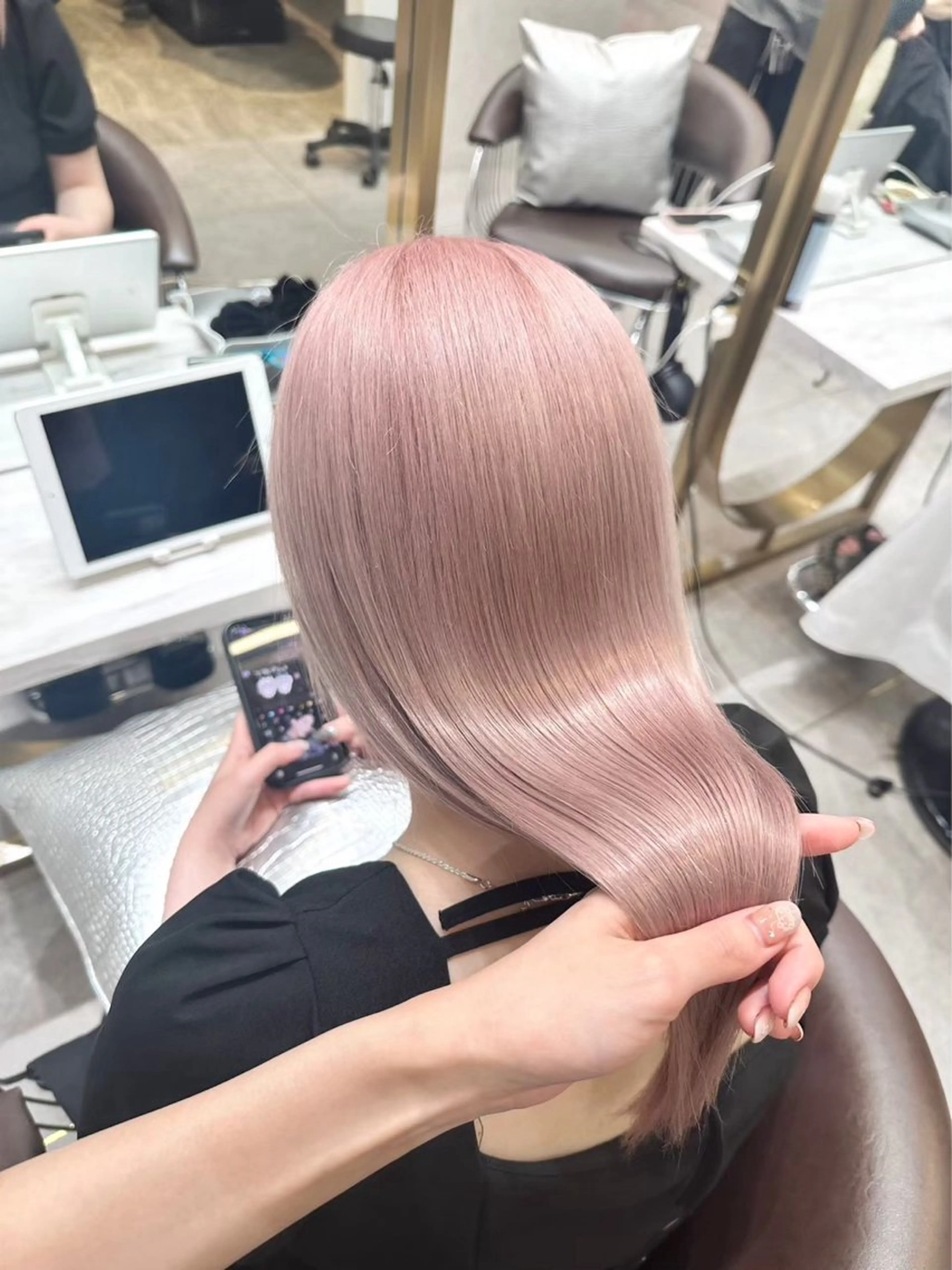 ロング ヘアカラー トリートメント Lond Role所属・🎀透明感カラー shizuka🎀のヘアスタイル