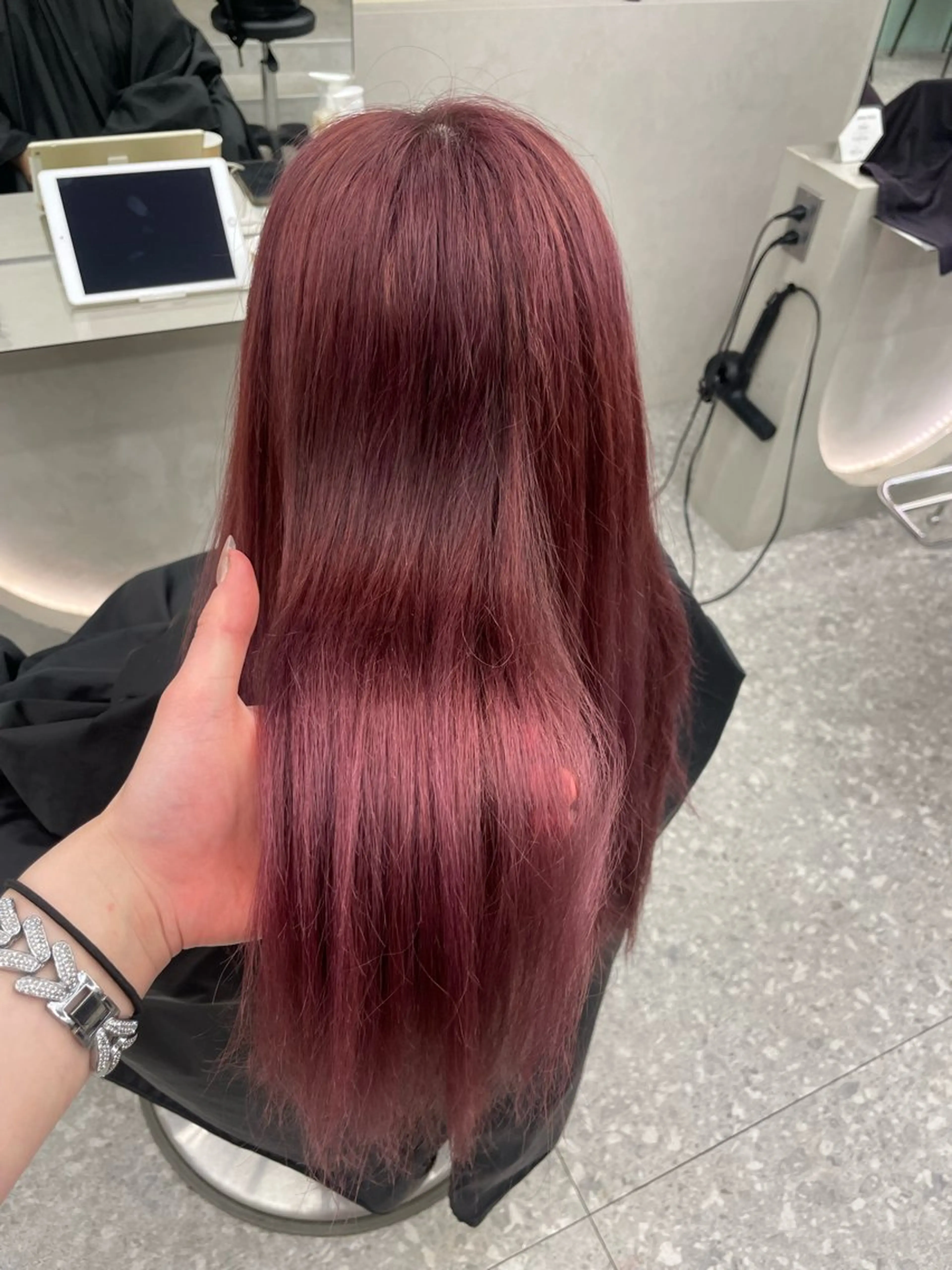 ロング ヘアカラー ひな🫧ボブ ×艶髪🫧のヘアスタイル