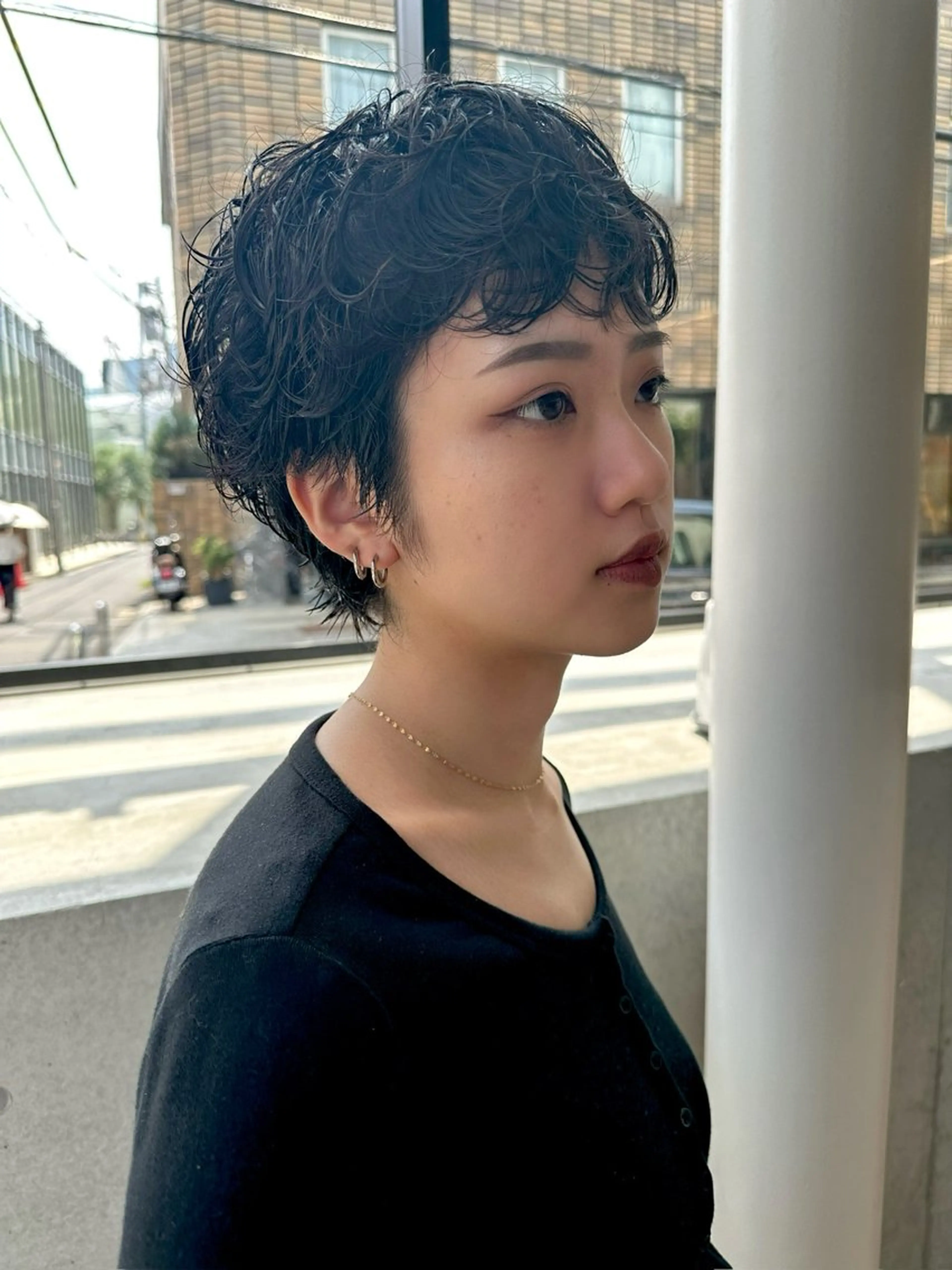 ショート パーマ カット パーマ お悩み解決パーマ hana🩰のヘアスタイル