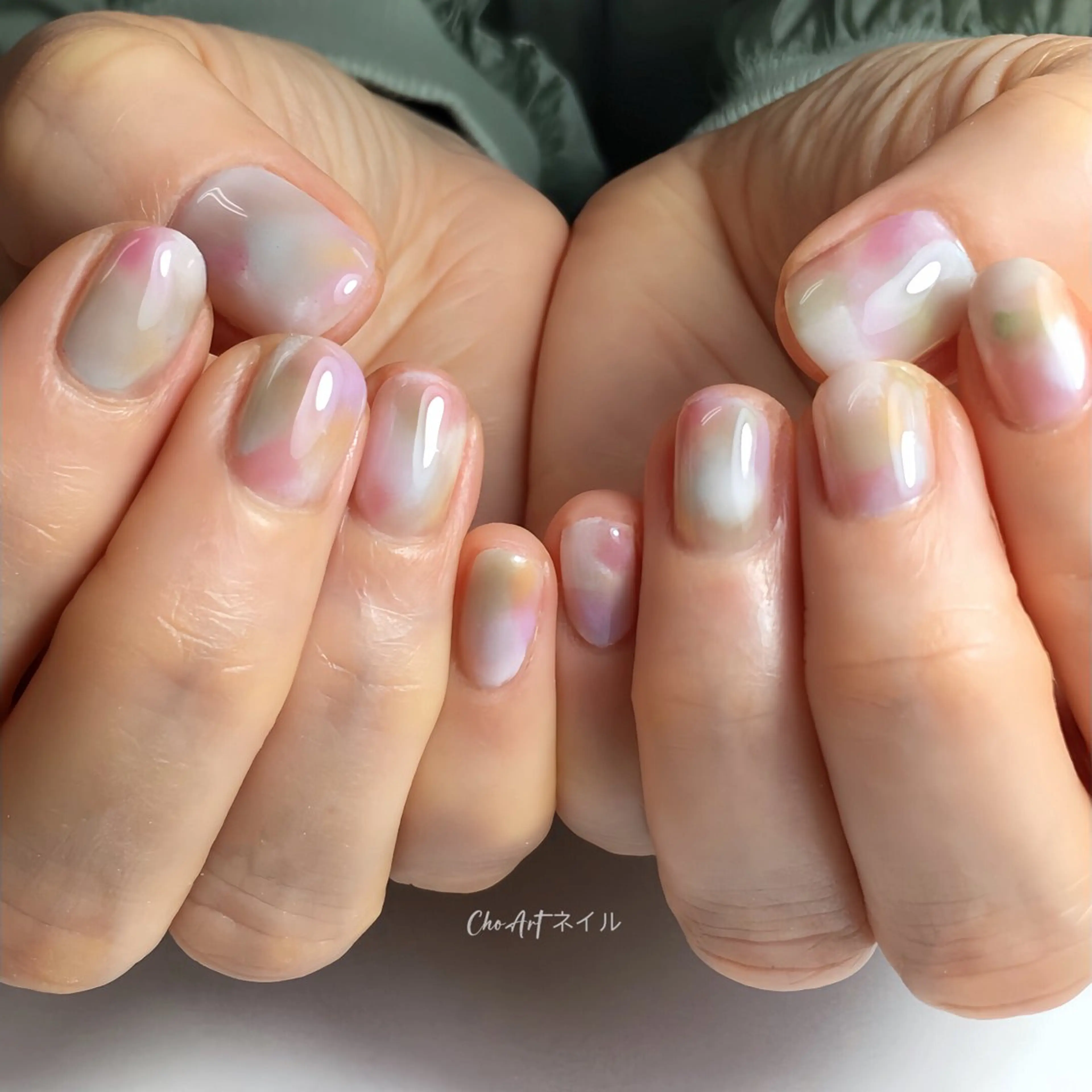 ネイル アートネイル 春ネイル Cho Artネイル所属・Cho Art ネイルのネイルデザイン