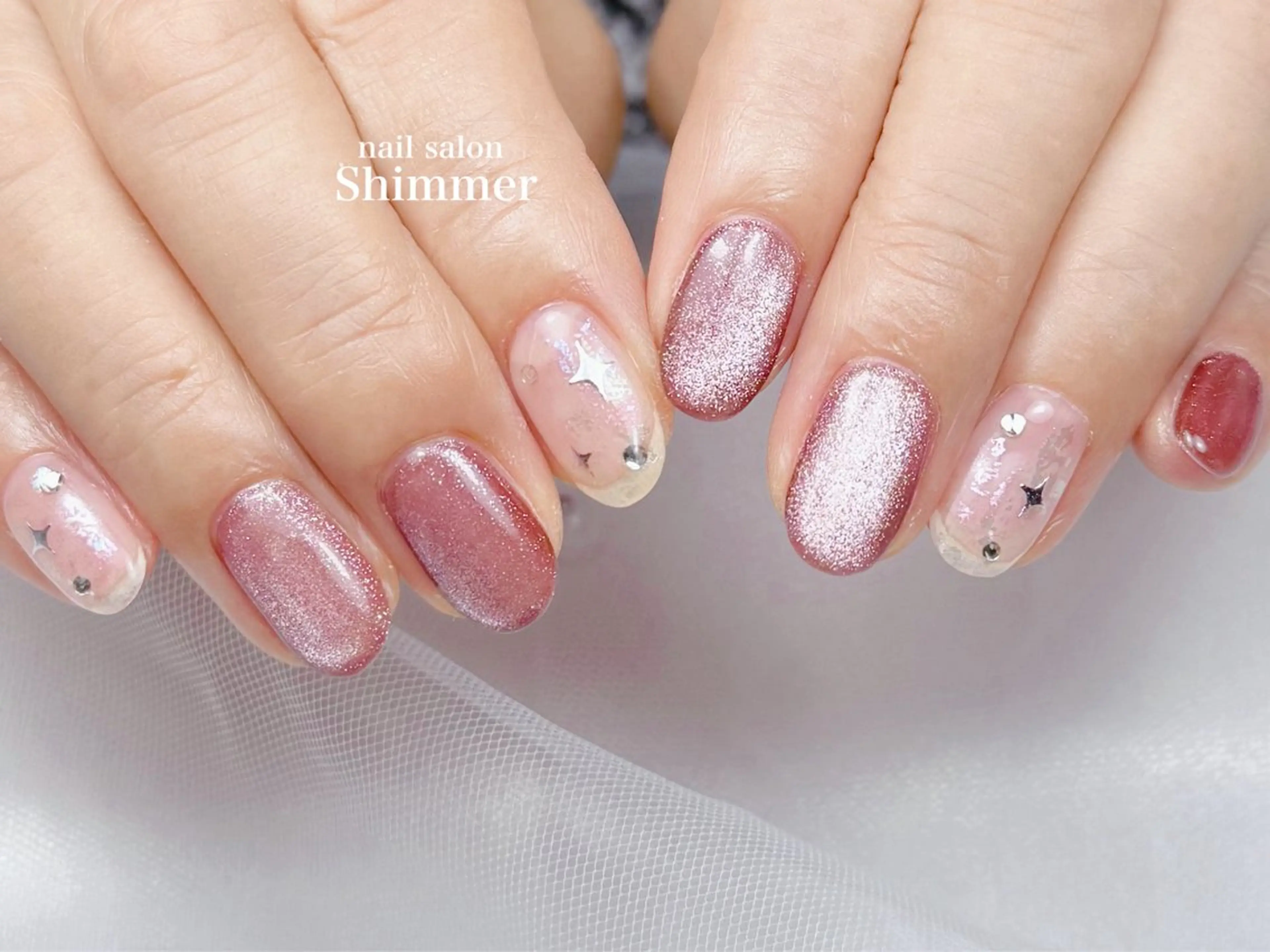 ネイル Shimmer Risaのネイルデザイン