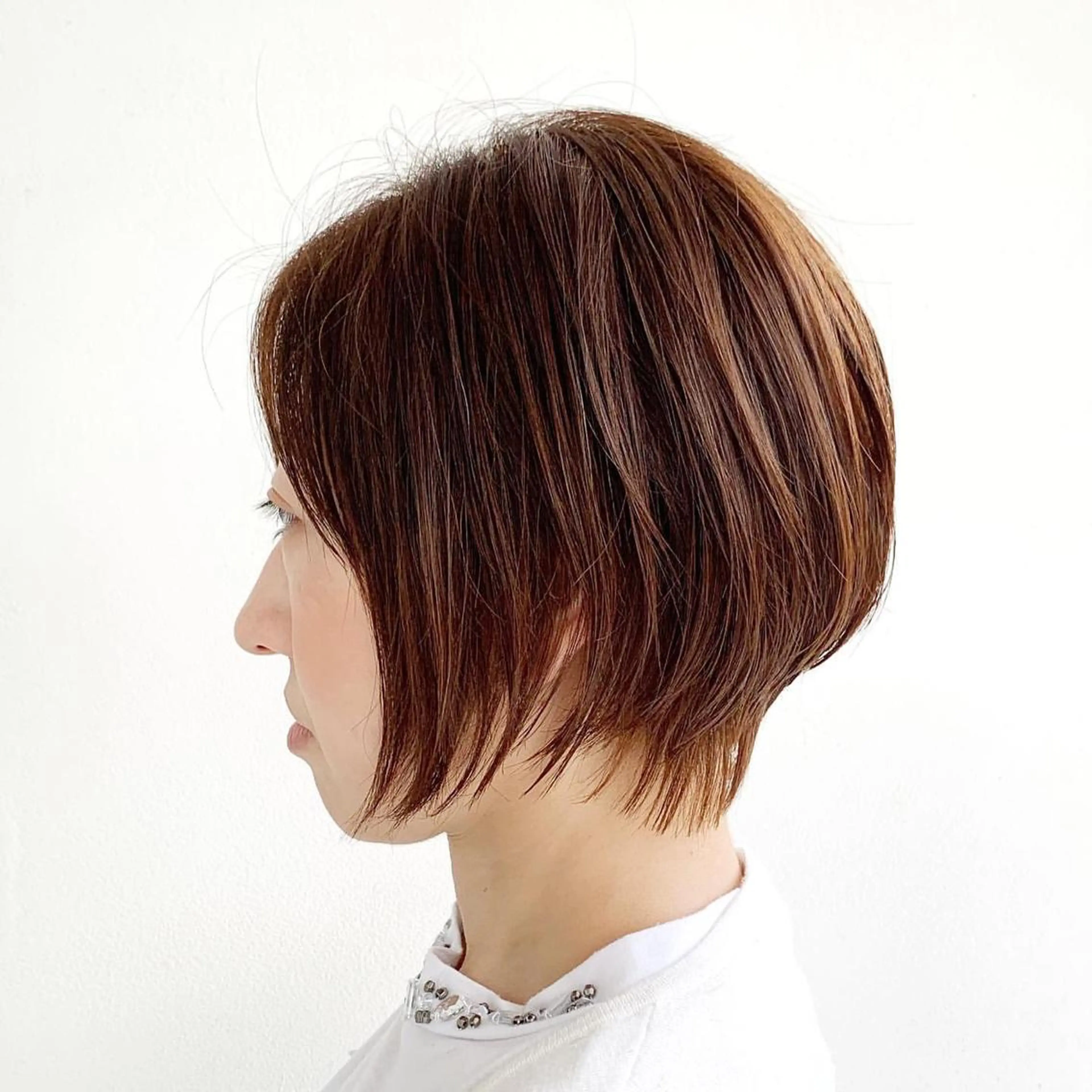 ショート パーマ 縮毛矯正 salon m ni サロンマーニ所属・久保田 一のヘアスタイル