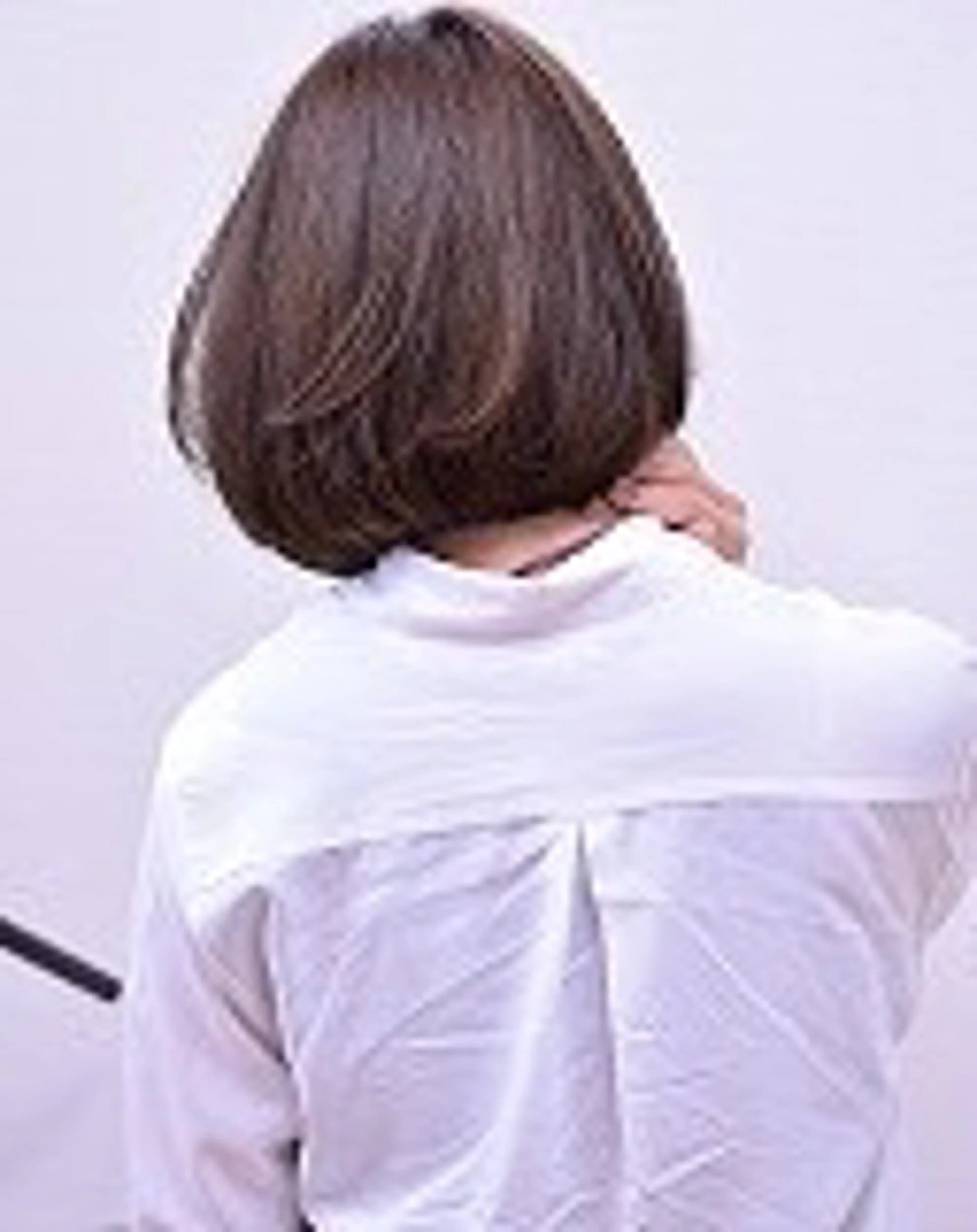 ミディアム シ マのヘアスタイル