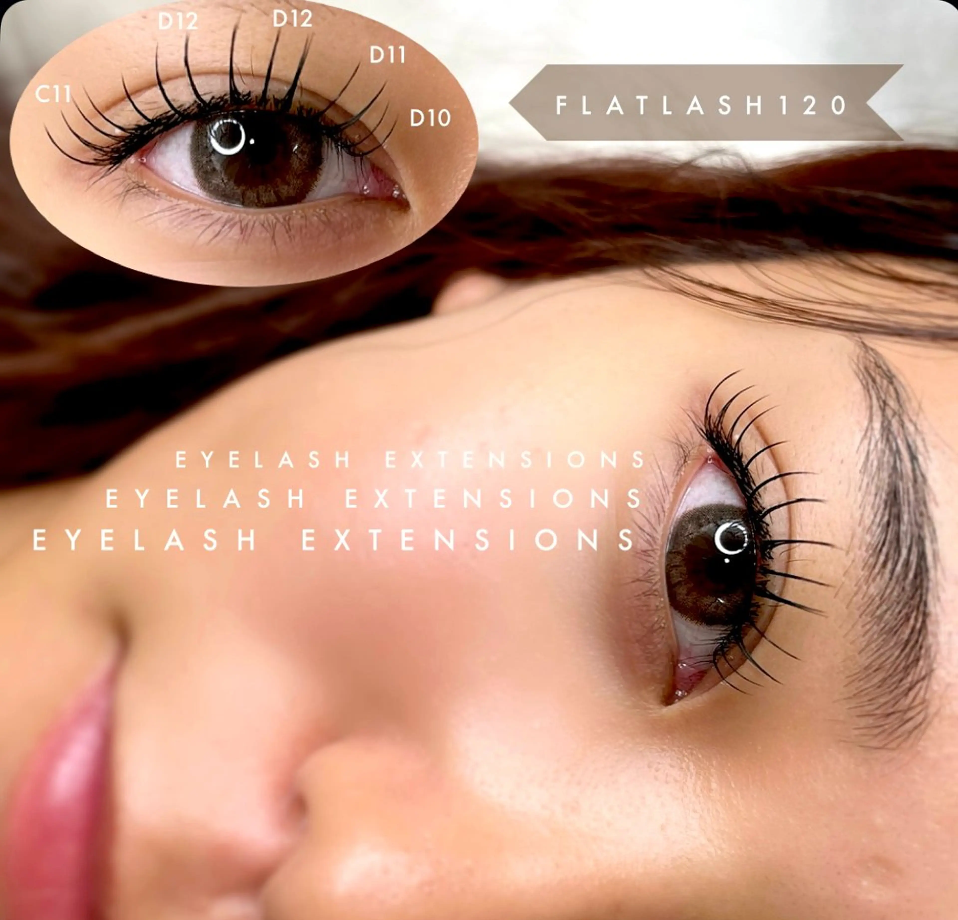 【ミニモ限定】💛【 最高級フラットラッシュ120本 ➕コーティング 】の写真