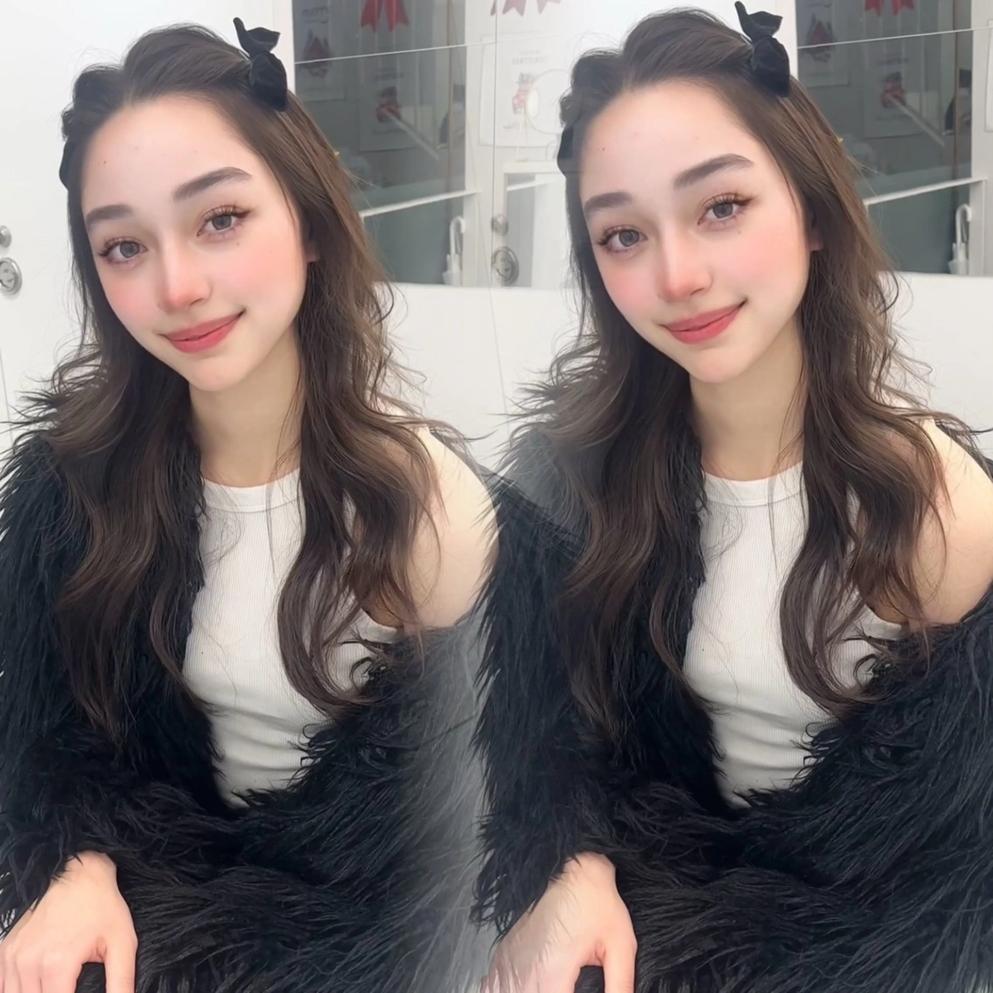 【人気No.2🤍】カット+艶ケアカラー+2ステップ高保湿トリートメント込み🎀ロング料金なし🎀の写真