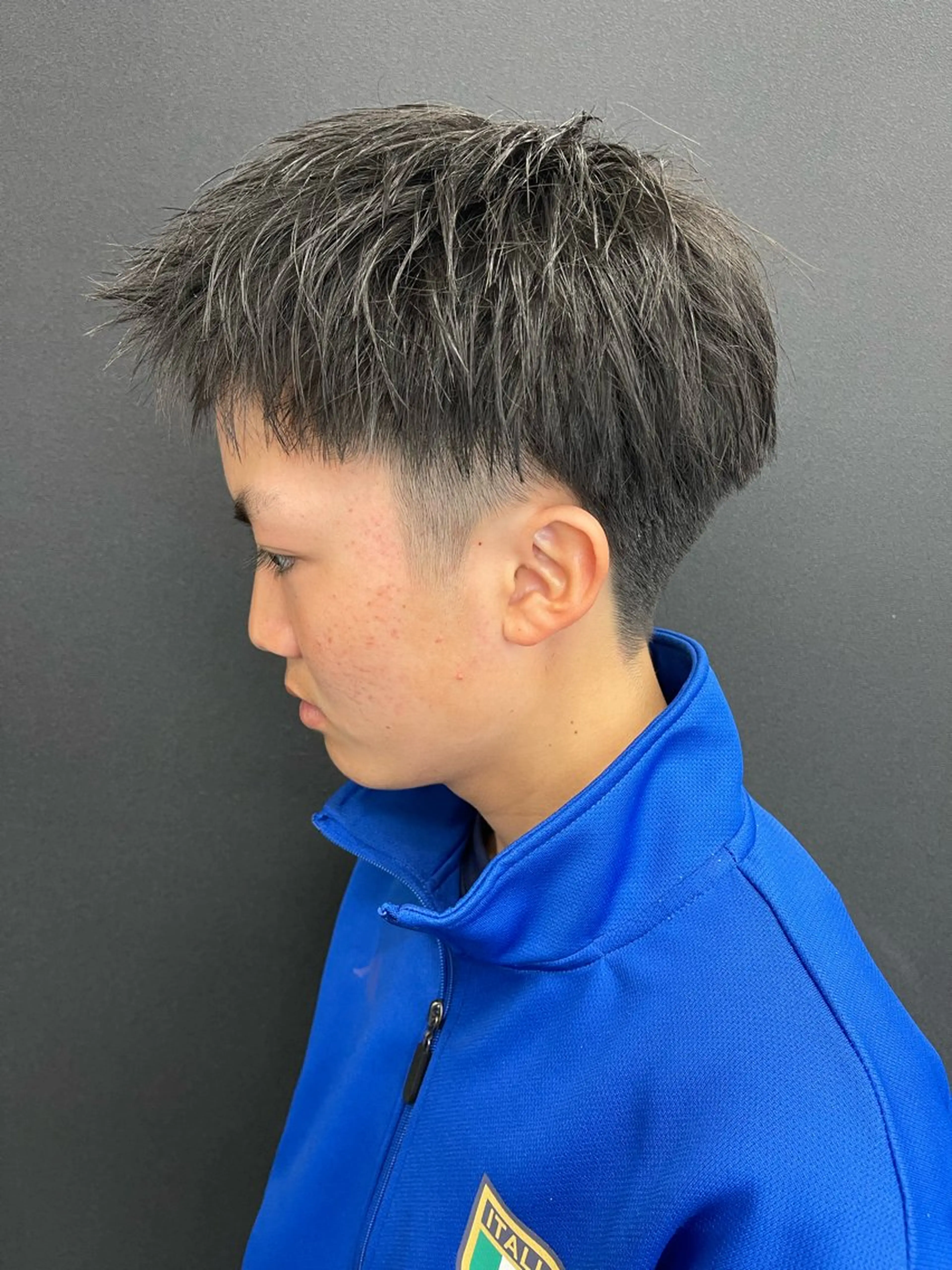 ショート メンズ メンズパーマ 学生（メンズ向け） ツーブロック 刈り上げ 学生 カット トリートメント beautystadium529所属・高橋 裕利のヘアスタイル