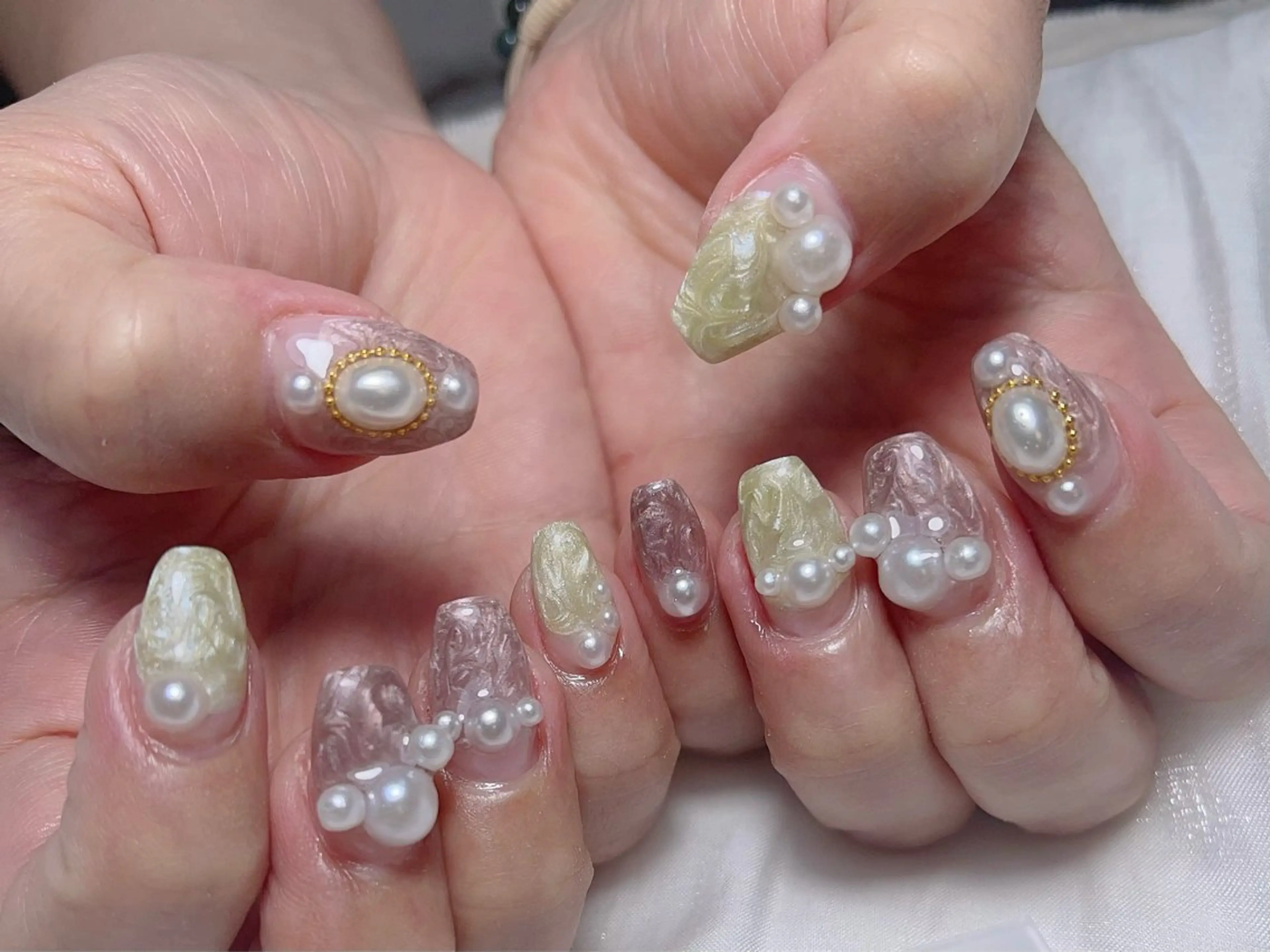 ネイル アートネイル フレンチネイル ジェルネイル グラデーション 韓国ネイル ハンドネイル ハンドケア Nail Salon Kihi さくらのネイルデザイン