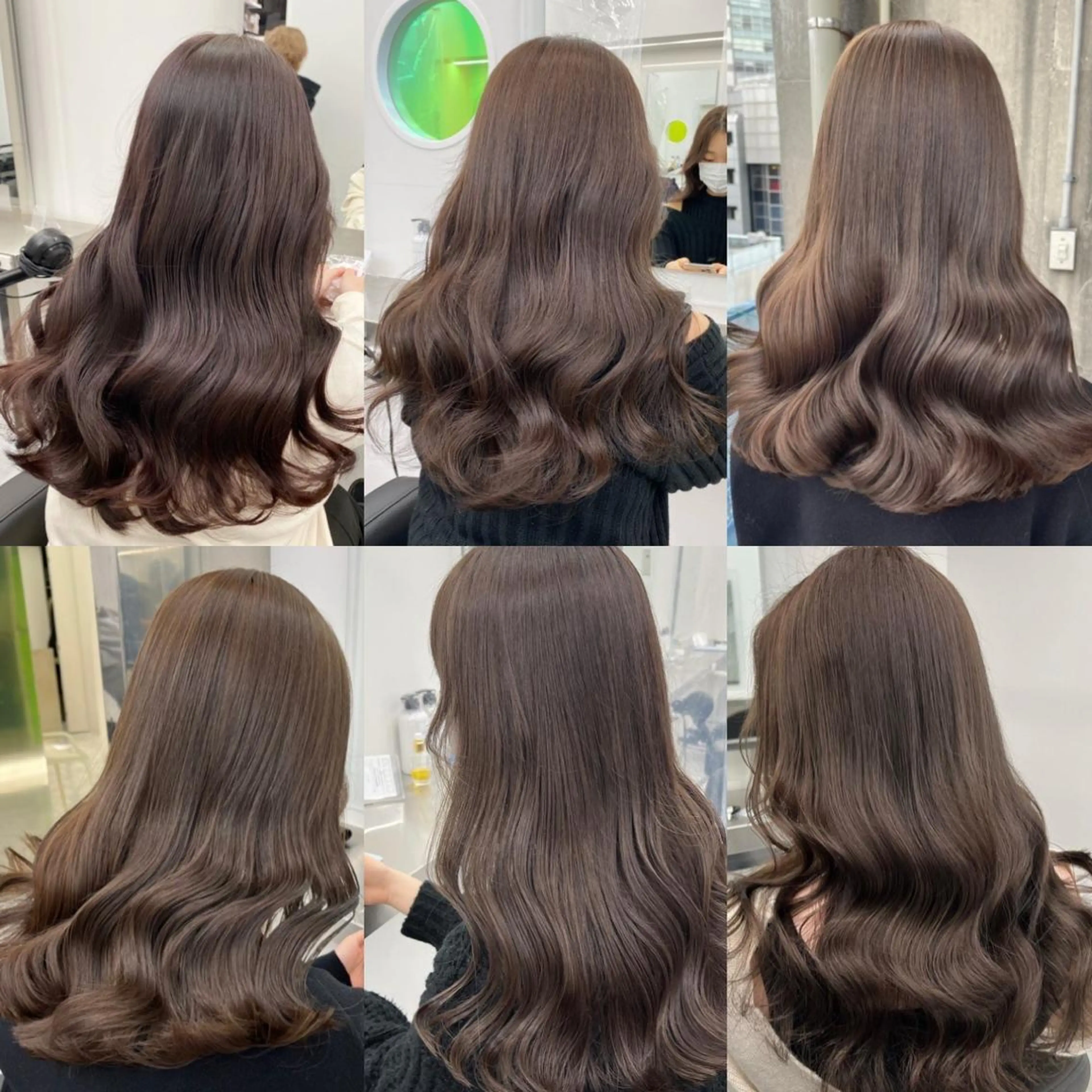 ロング カラー ヘアカラー トリートメント ヘッドスパ ヘアセット 💖透け感ベージュ KOTA💖のヘアスタイル