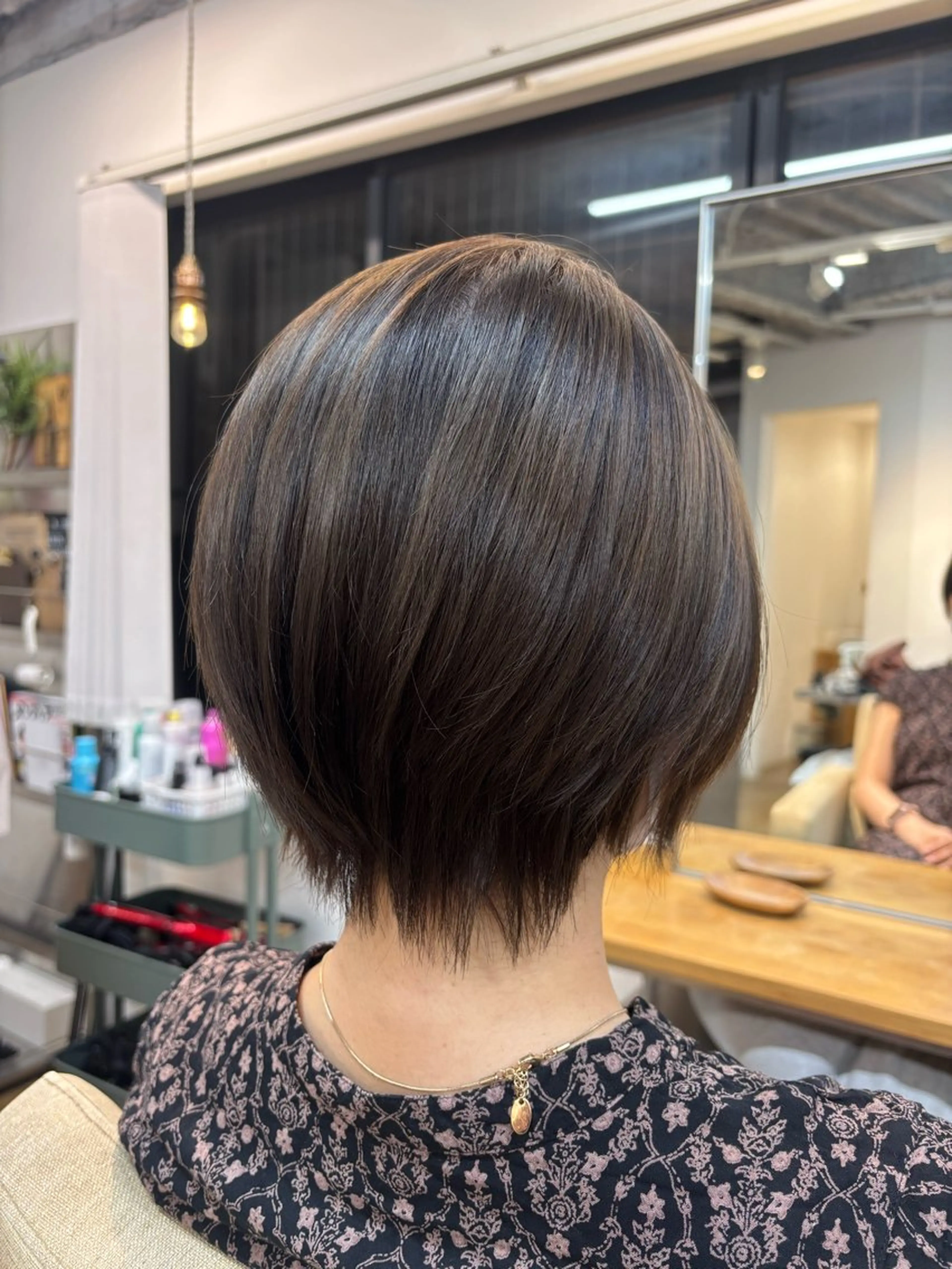 ショート カラー カット 圧倒的透明感カラー 福島駅/りなのヘアスタイル