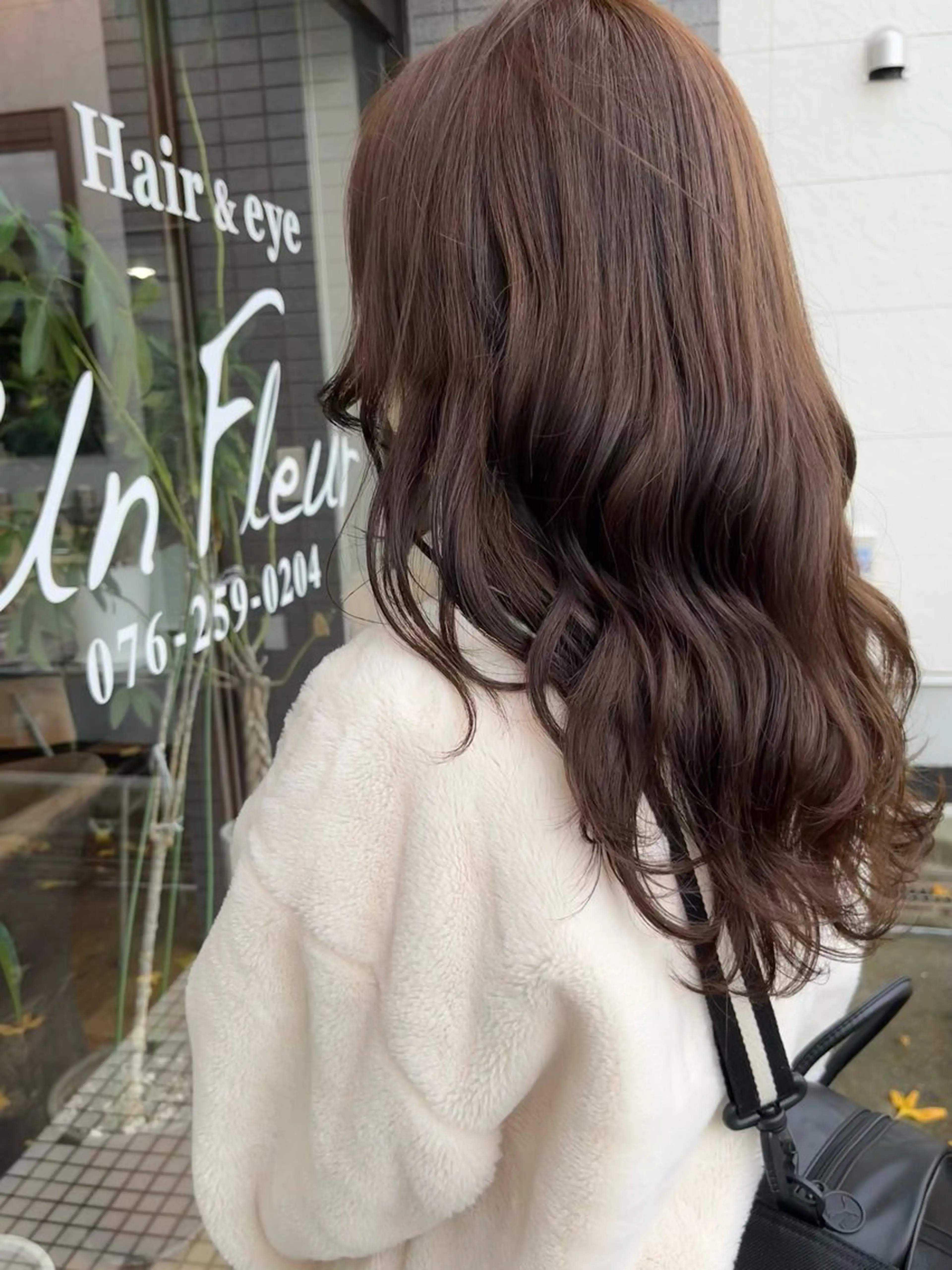 セミロング ヘアカラー トリートメント Un Fleur所属・立野 希沙のヘアスタイル