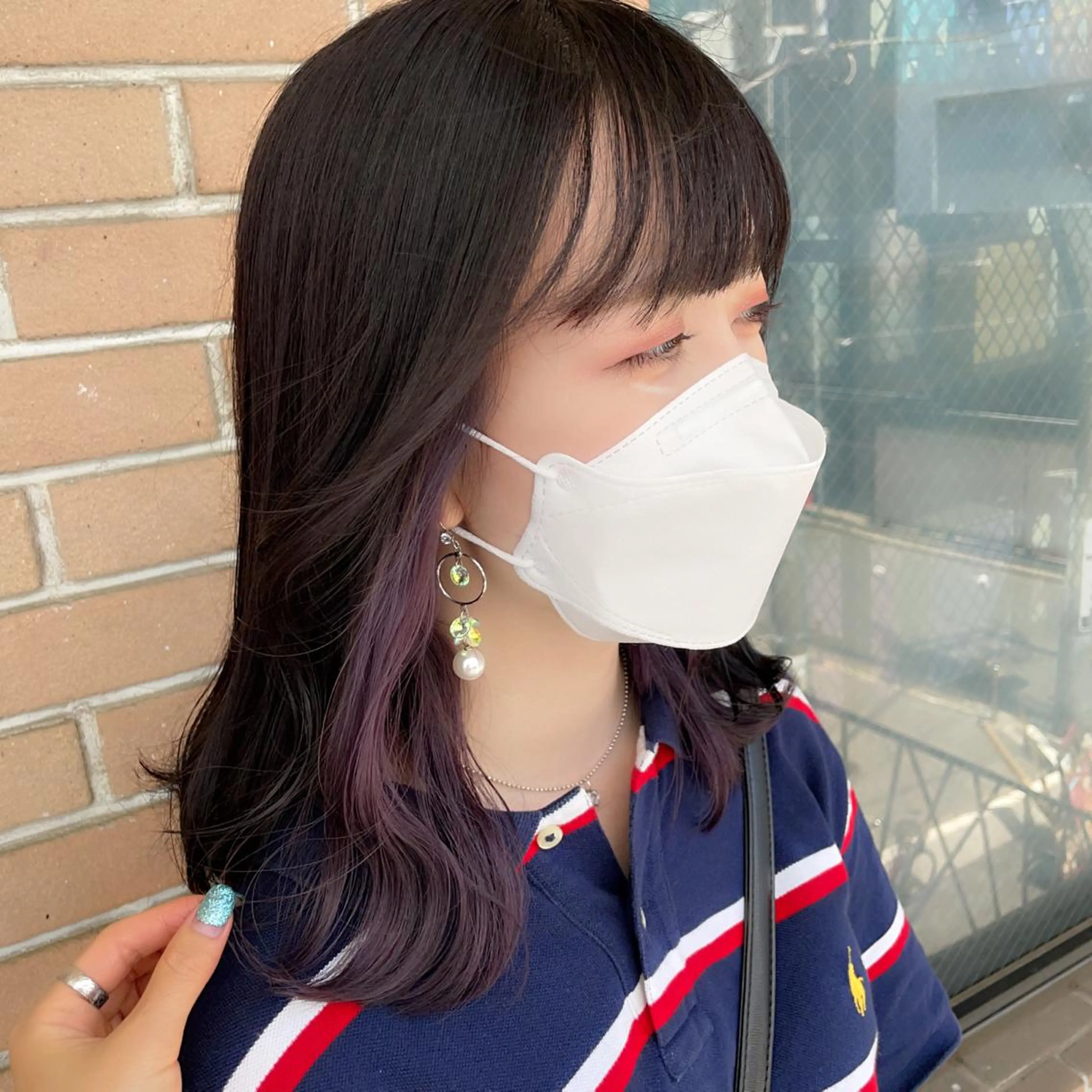 ミディアム カラー ラベンダーカラー パープルカラー ヘアカラー 🕊miki モテ髪🫧のヘアスタイル