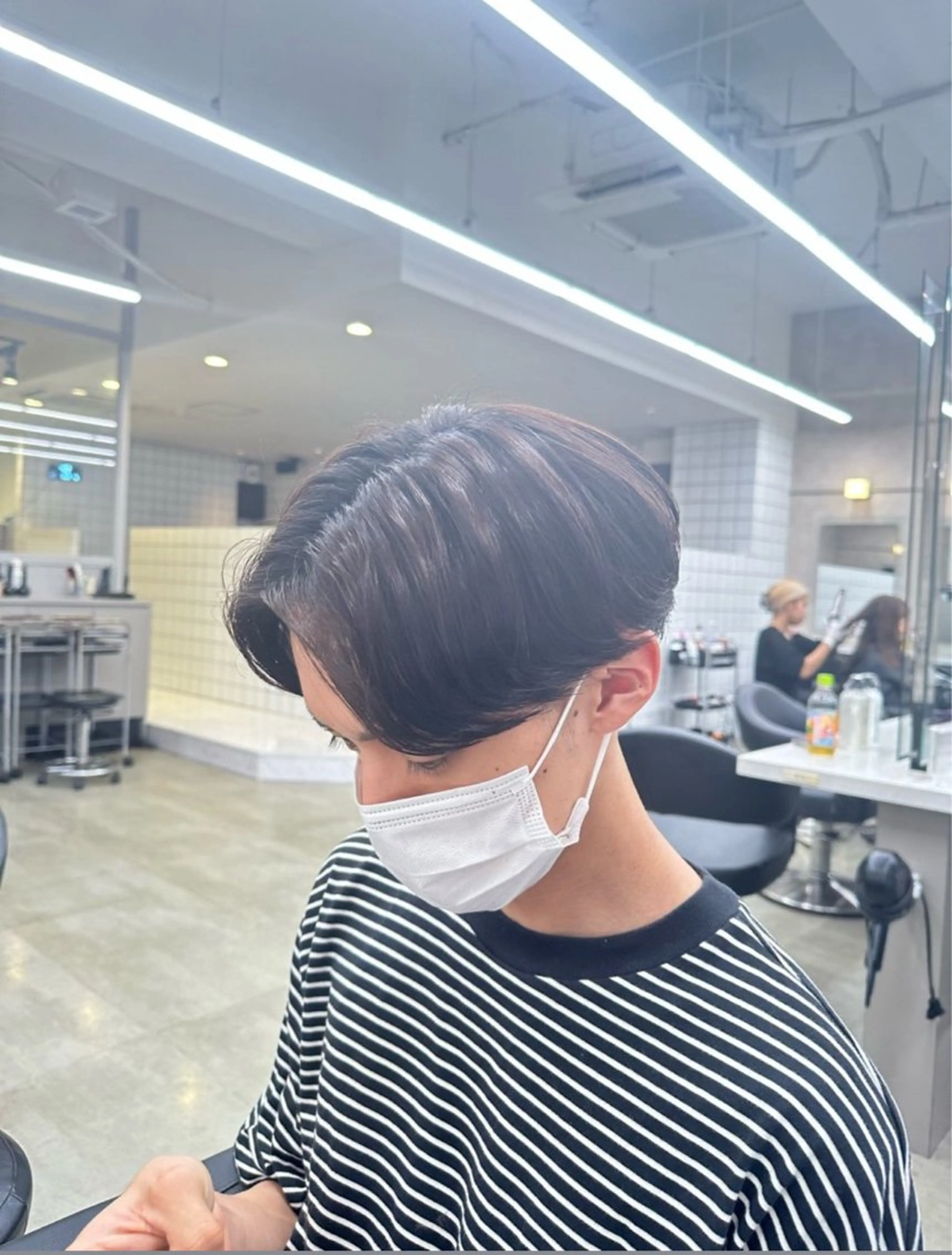 ショート パーマ カット パーマ トリートメント ヘアセット 🟦ニュアンス/メン ズパーマ横浜🟦のヘアスタイル