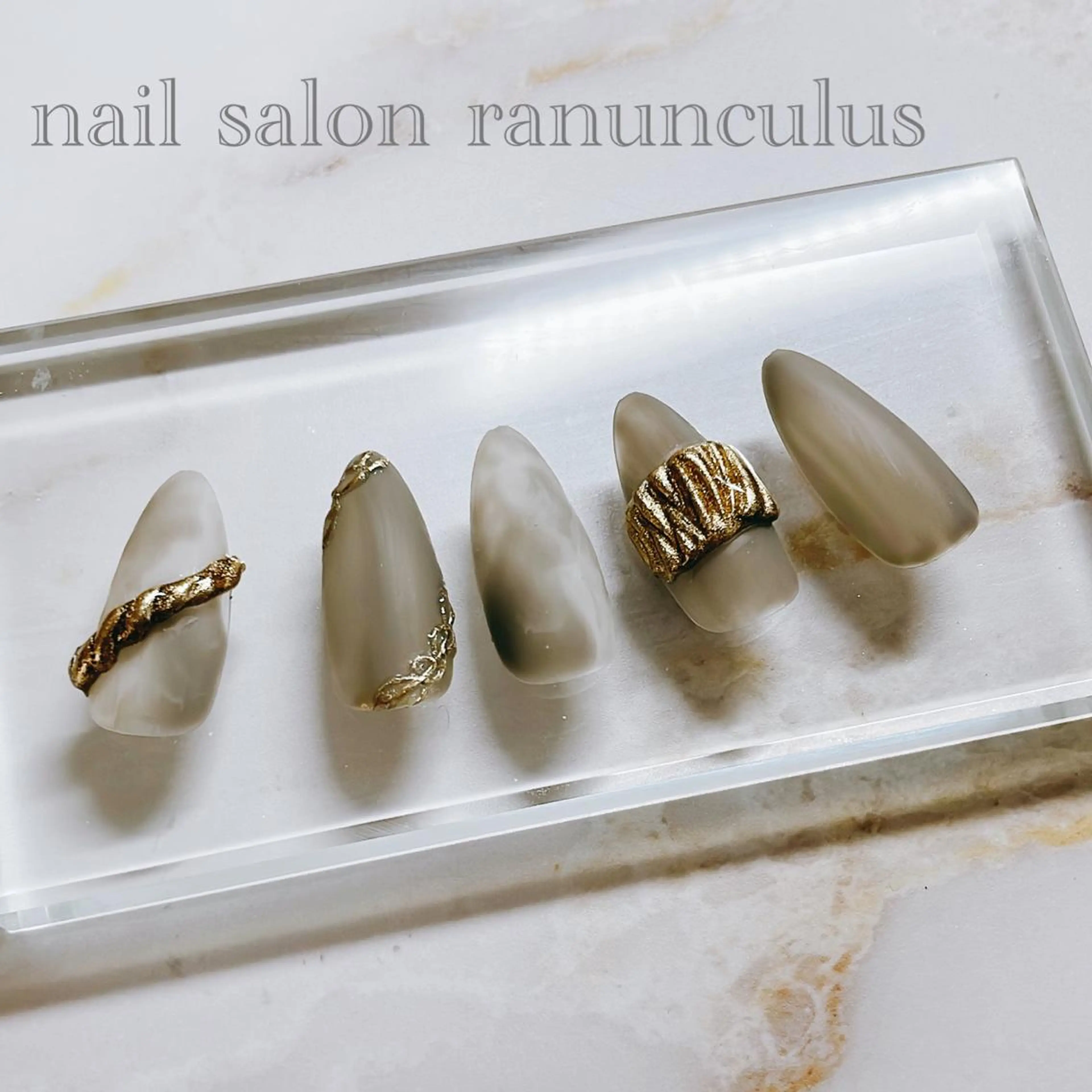 ネイル ハンドネイル nailsalon ranunculusのネイルデザイン
